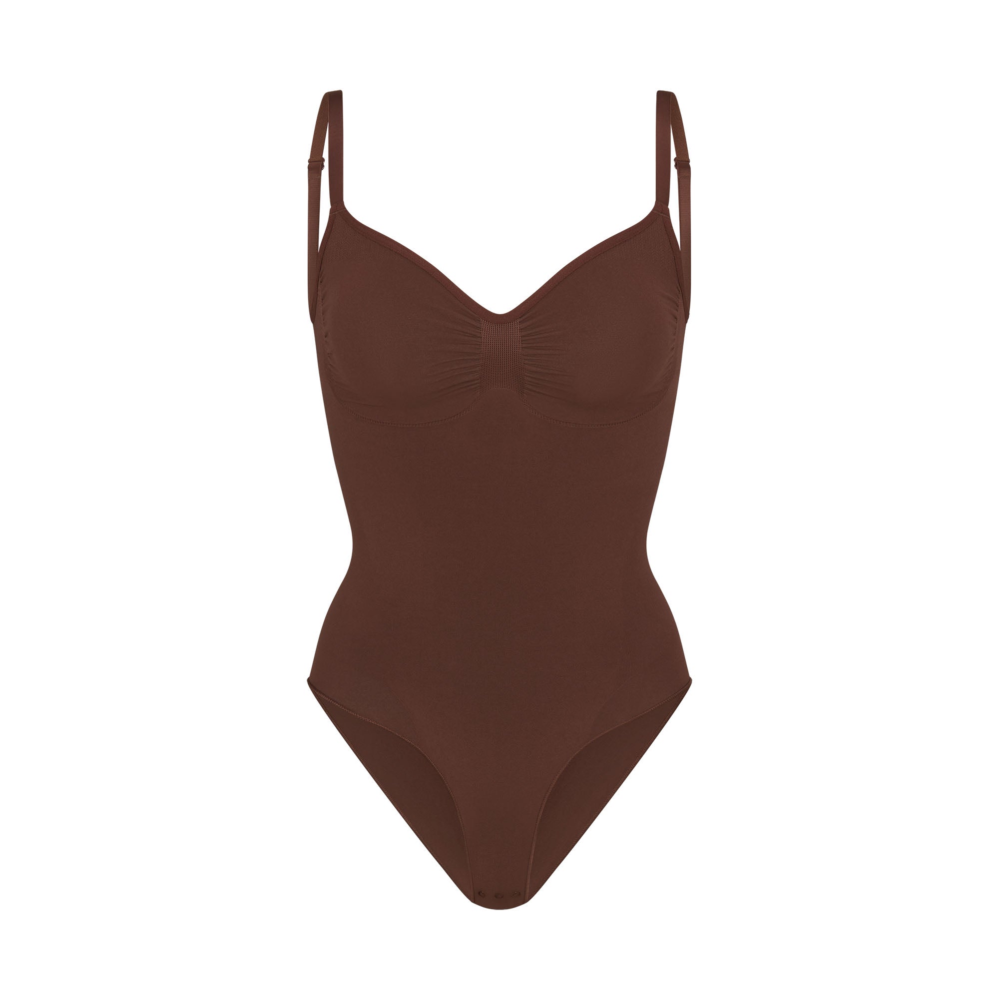 SEAMLESS SCULPT BRIEF BODYSUIT | COCOA - Image 6