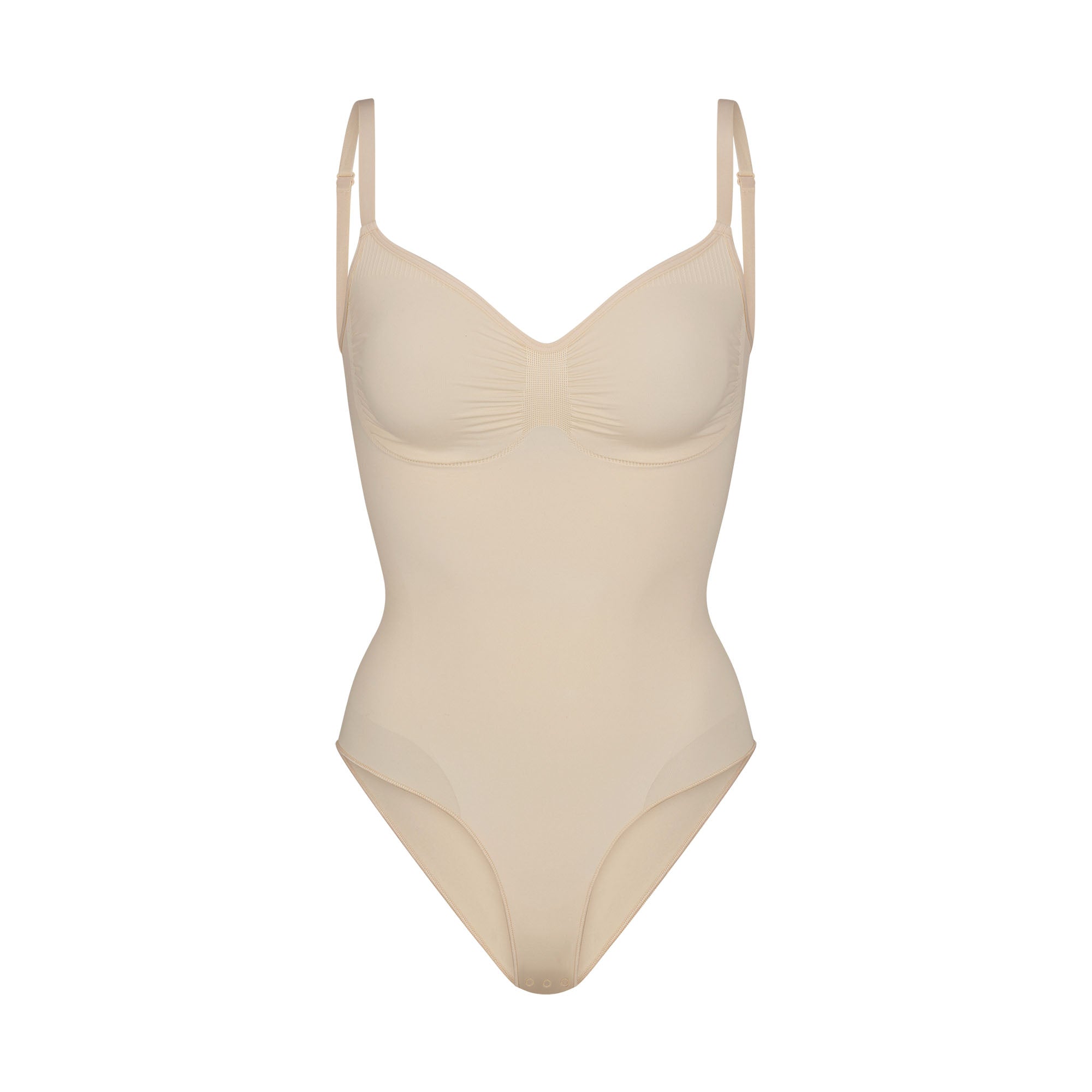 SEAMLESS SCULPT BRIEF BODYSUIT | SAND - Image 7