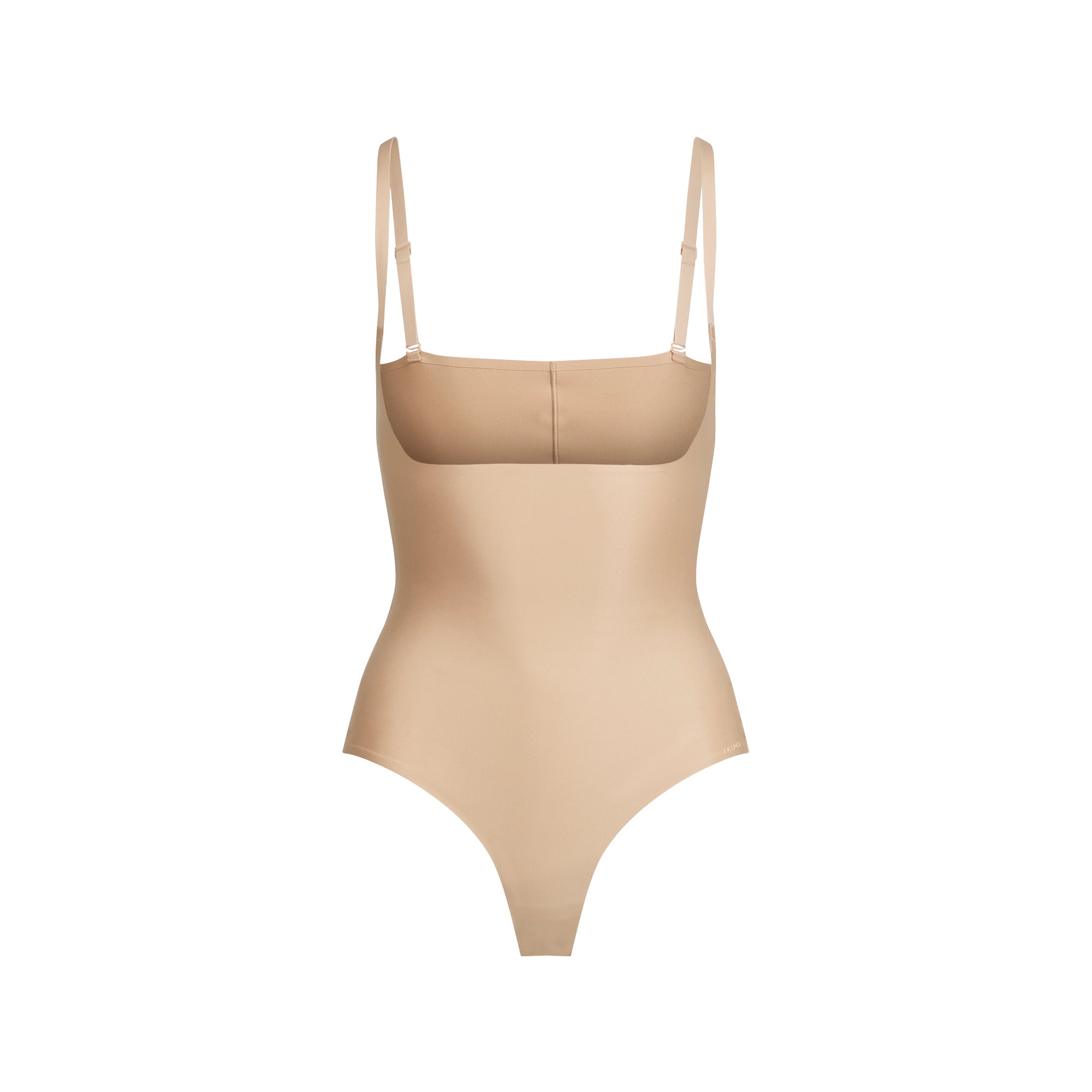 SKIMS BODY CORE SCULPT OPEN BUST THONG BODYSUIT | CLAY - Image 6