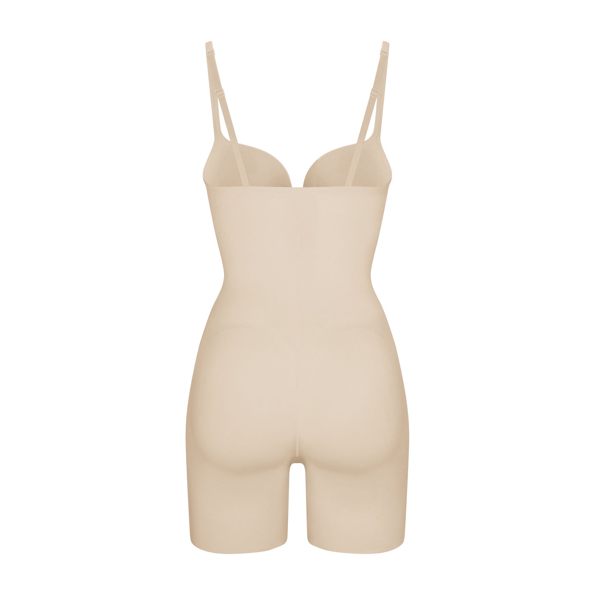 SKIMS ULTIMATE BODY PUSH-UP BUTT ENHANCING PADDED MID THIGH BODYSUIT | SAND - Image 12