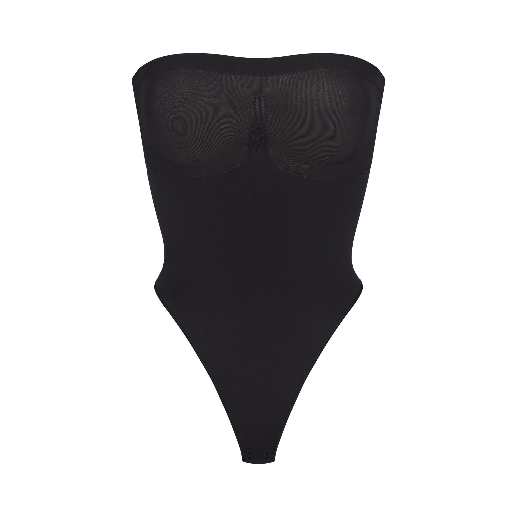 SEAMLESS SCULPT STRAPLESS THONG BODYSUIT | ONYX - Image 5