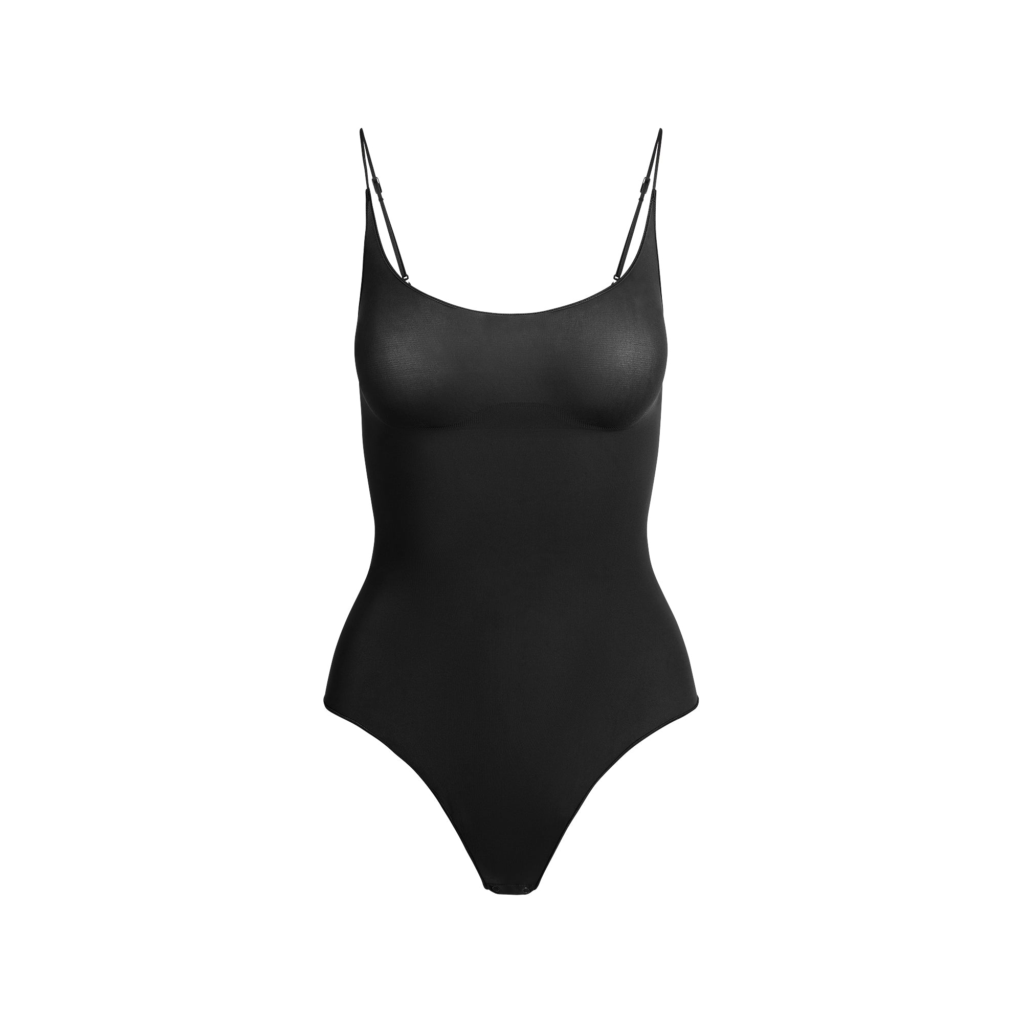 SHEER SEAMLESS THONG BODYSUIT | ONYX - Image 5