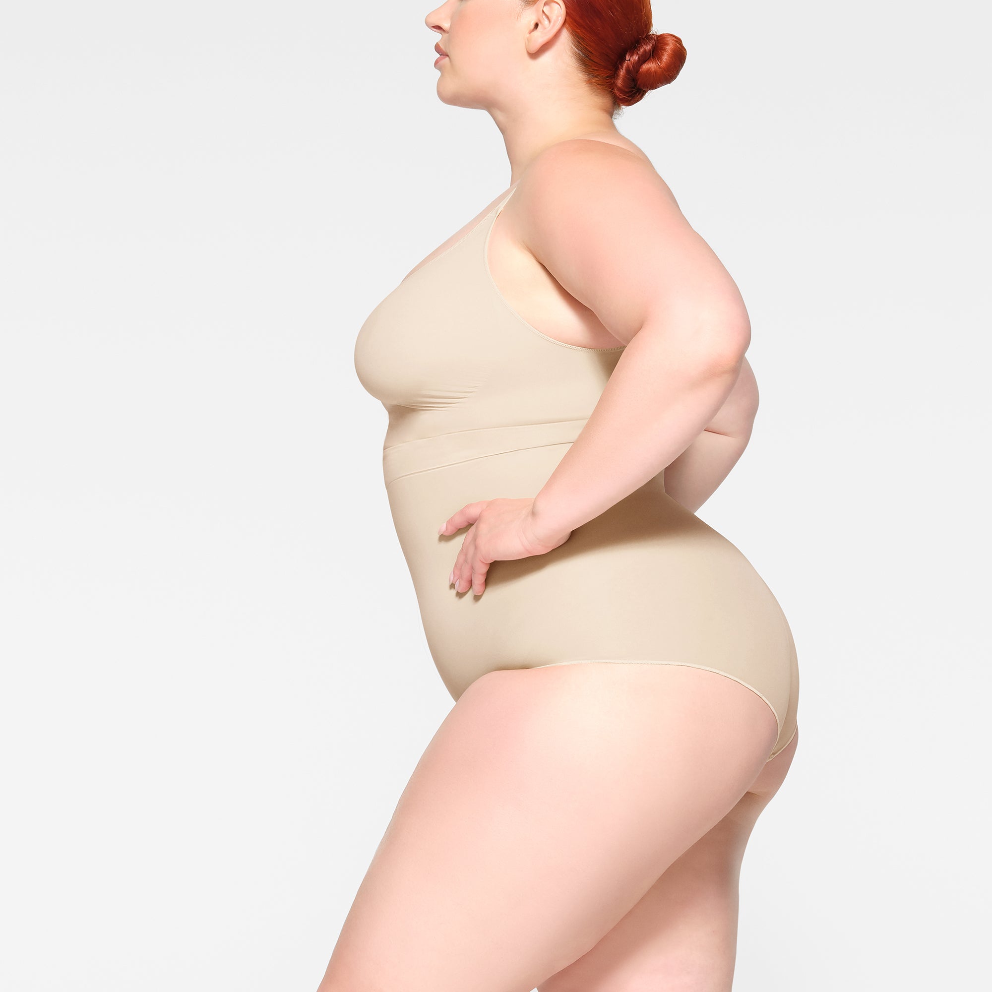 SHEER SEAMLESS BRALETTE | SAND - Image 2