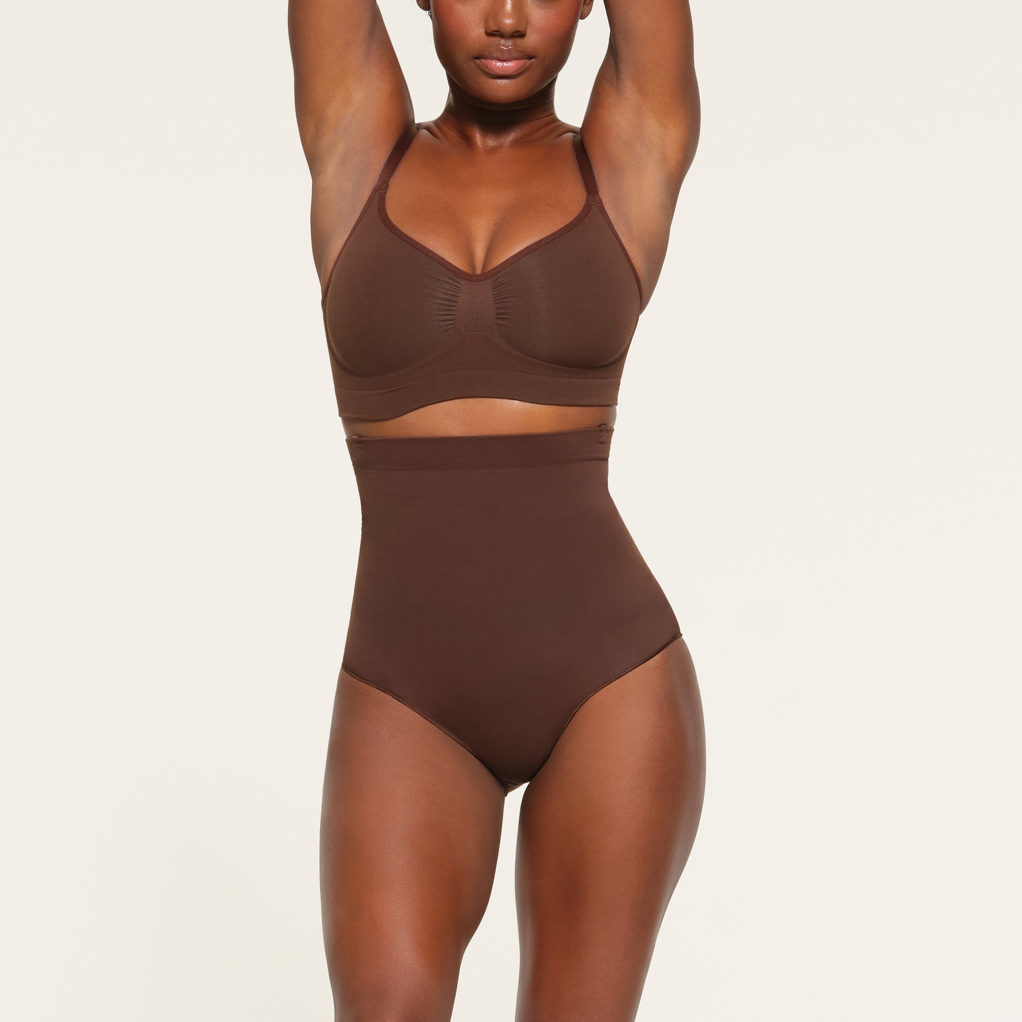 CORE CONTROL HIGH-WAISTED BRIEF | COCOA