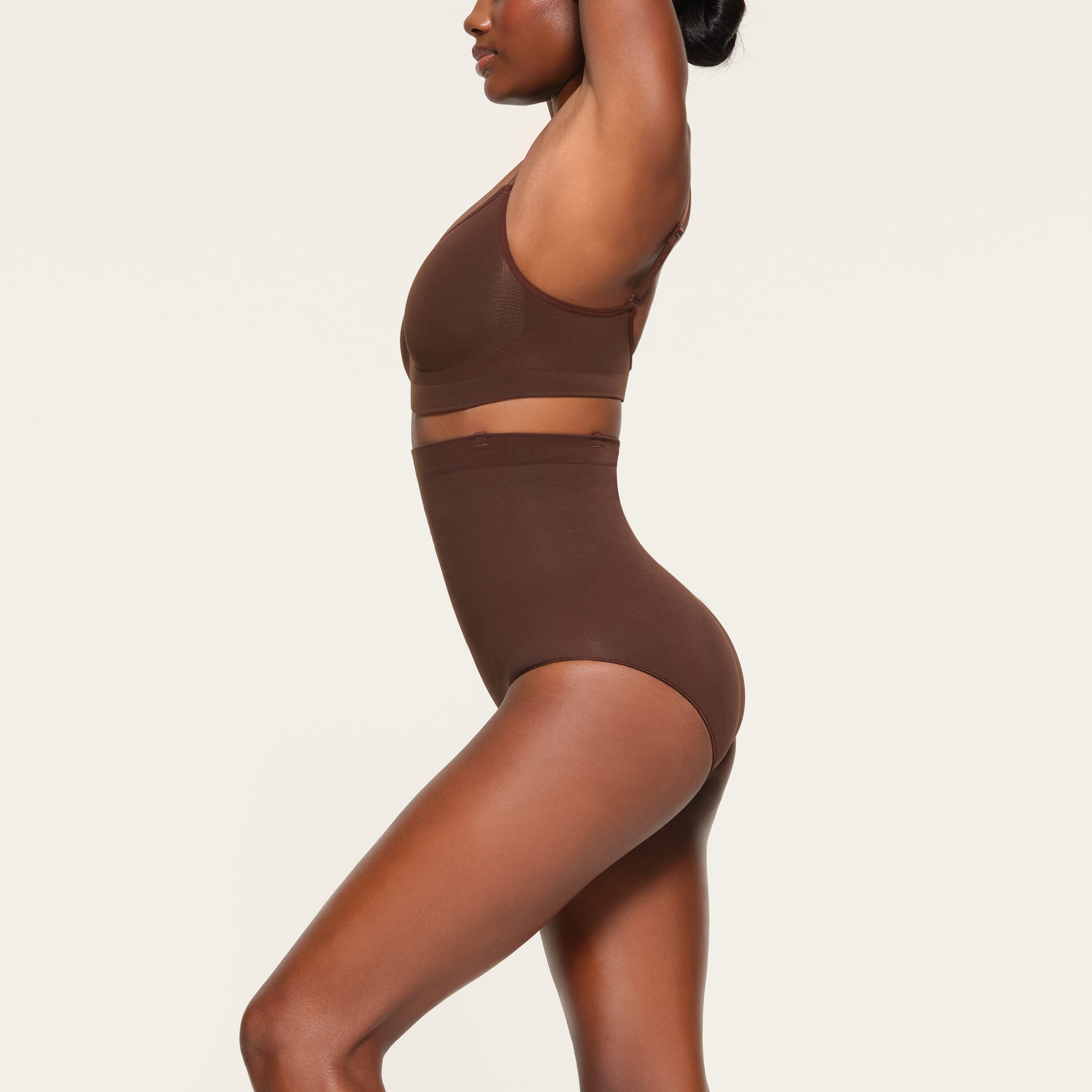 CORE CONTROL HIGH-WAISTED BRIEF | COCOA - Image 2