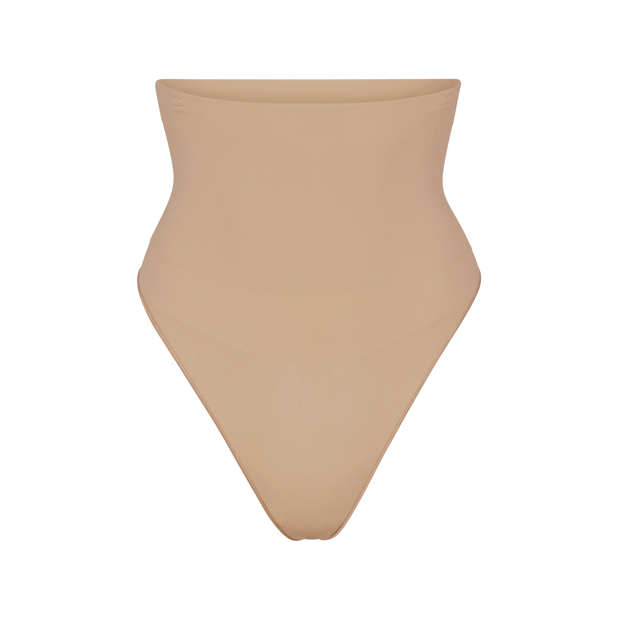 CORE CONTROL HIGH-WAISTED THONG | CLAY - Image 5