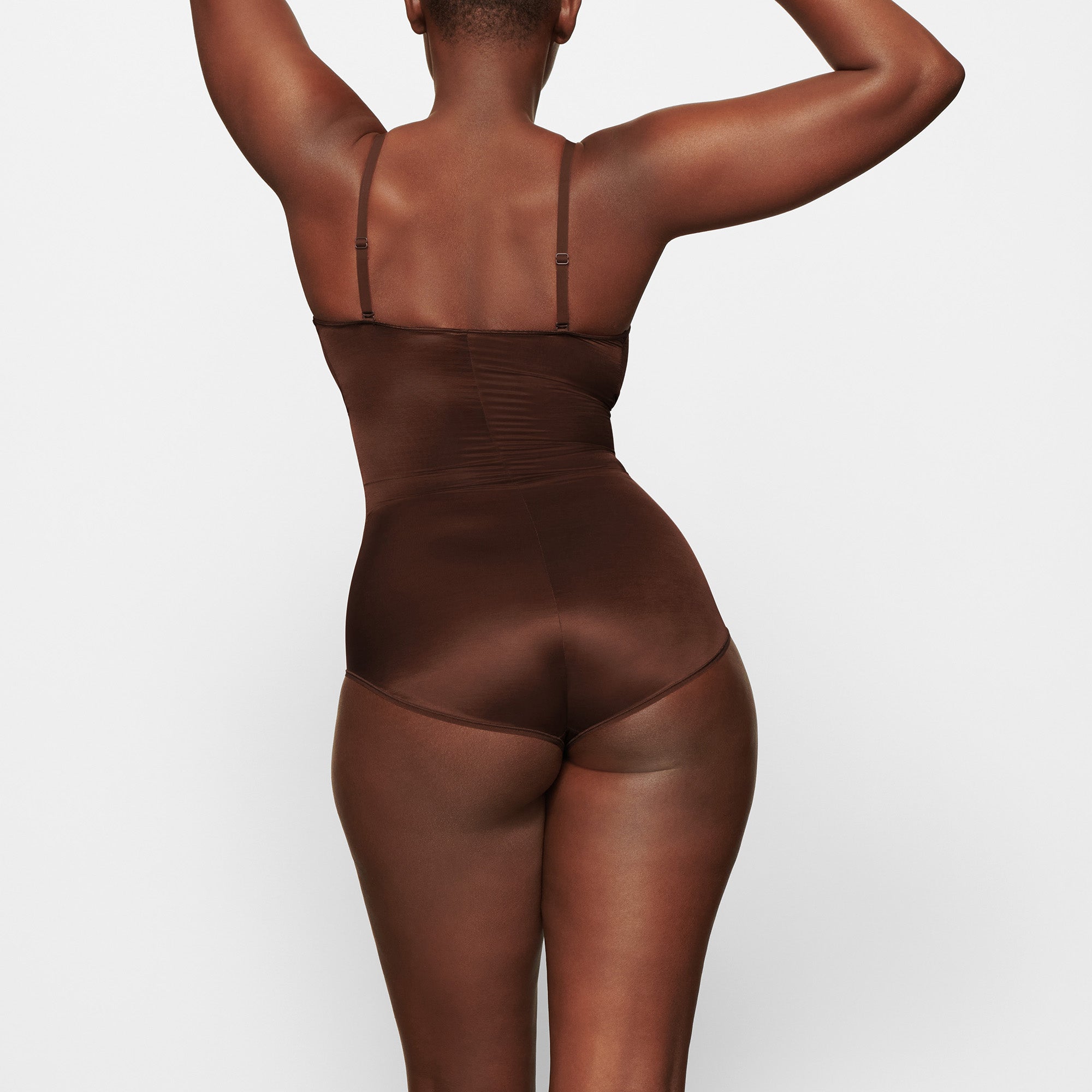 SIMPLY BARE BODYSUIT BRIEF WITH SNAPS | COCOA - Image 3