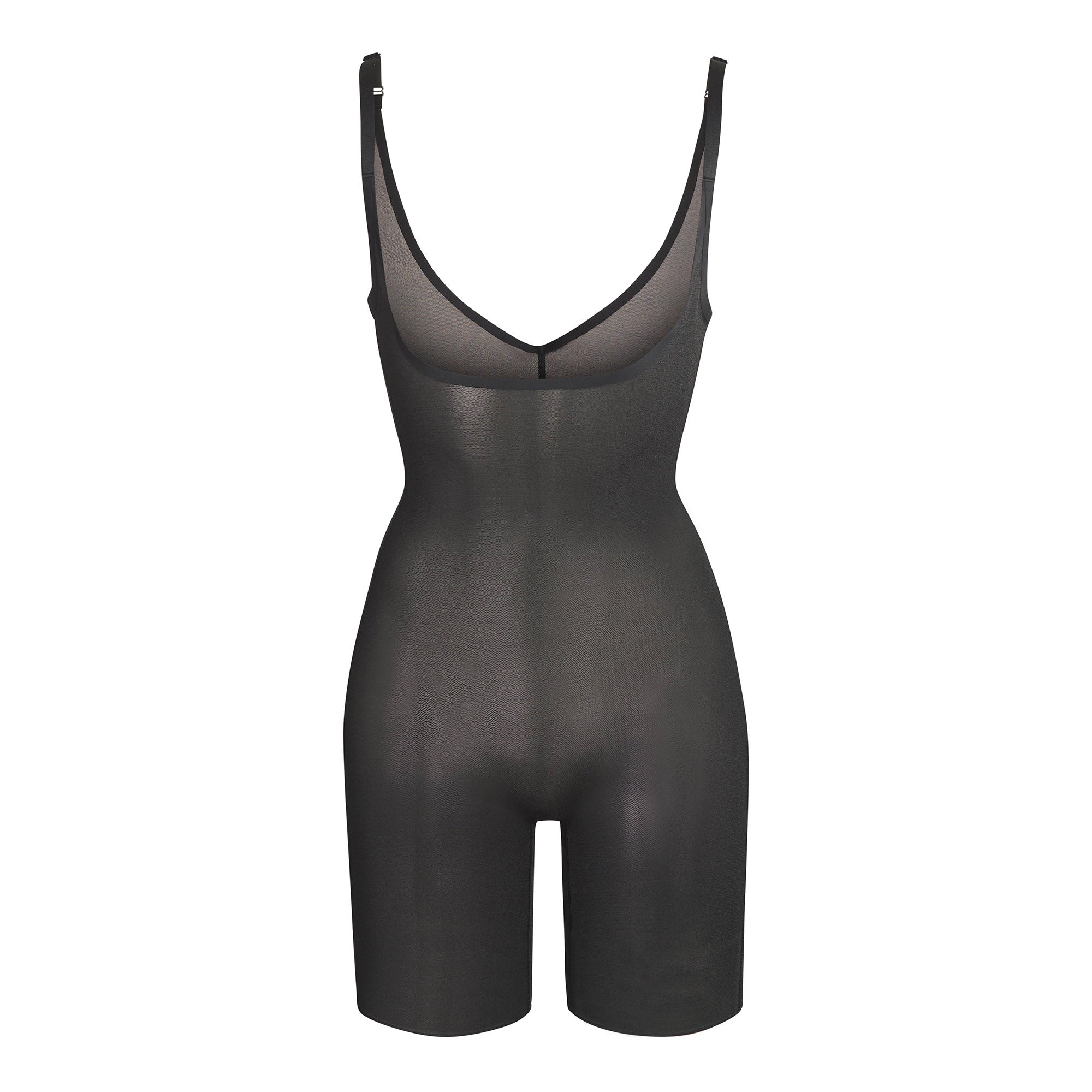 SHEER SCULPT OPEN BUST BODYSUIT | ONYX - Image 5