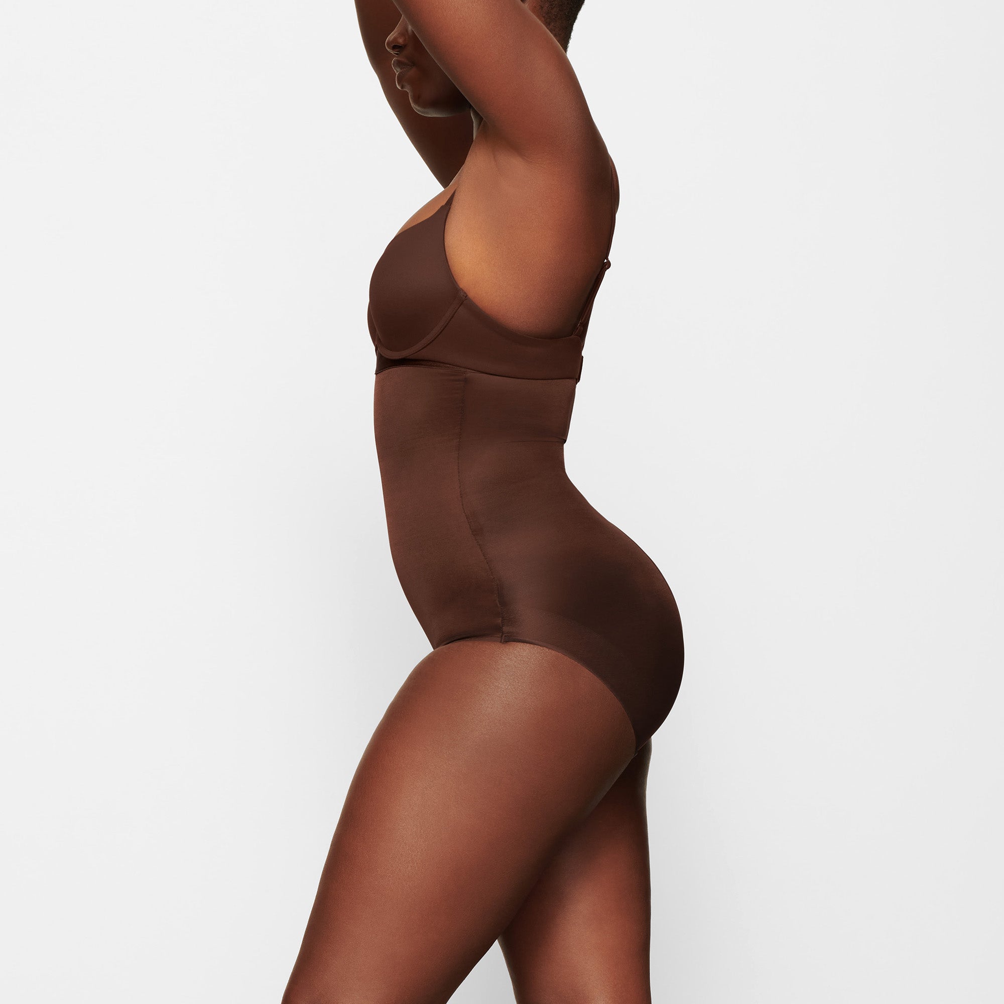 SIMPLY BARE HIGH-WAISTED BRIEF | COCOA - Image 2