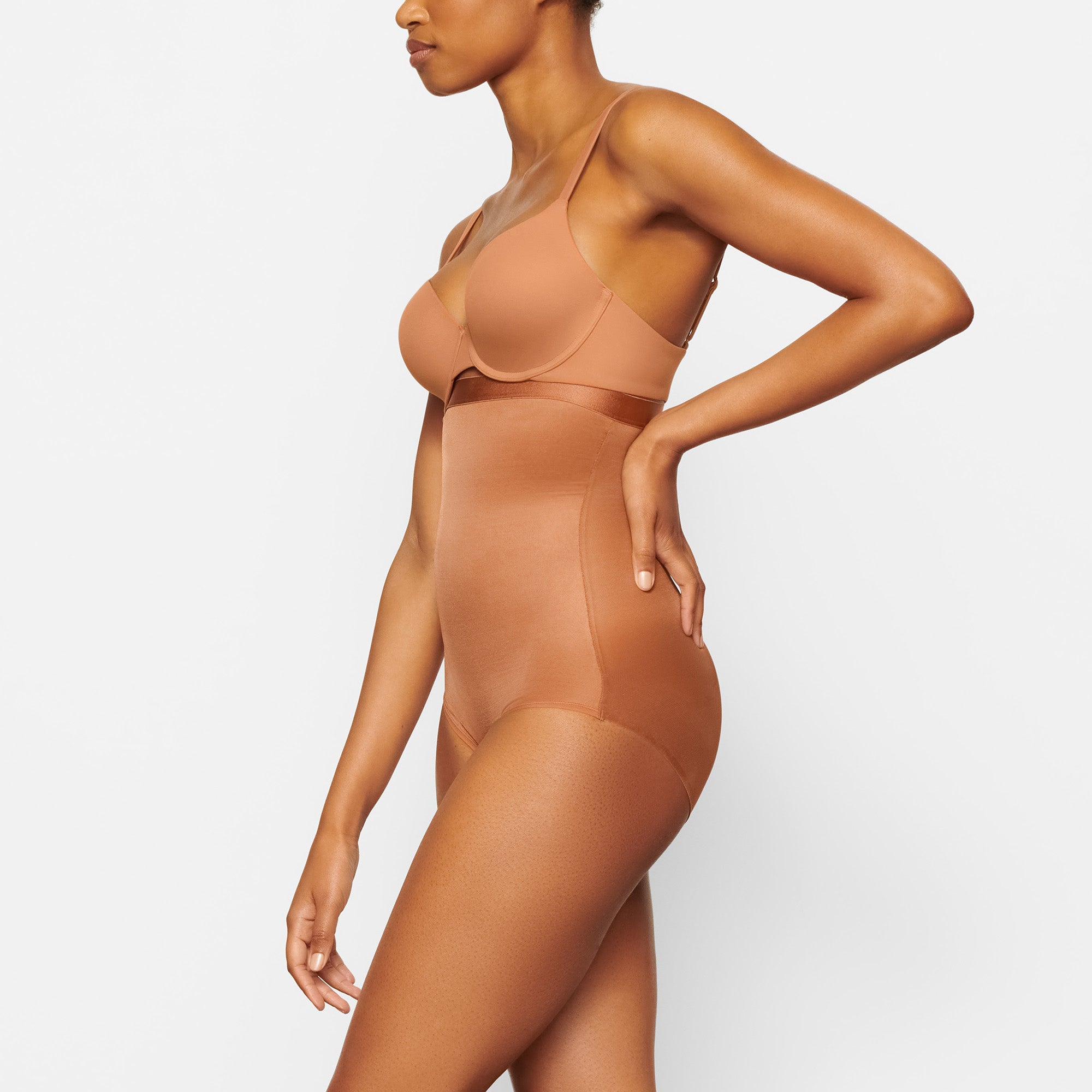 SIMPLY BARE HIGH-WAISTED BRIEF | BRONZE - Image 2