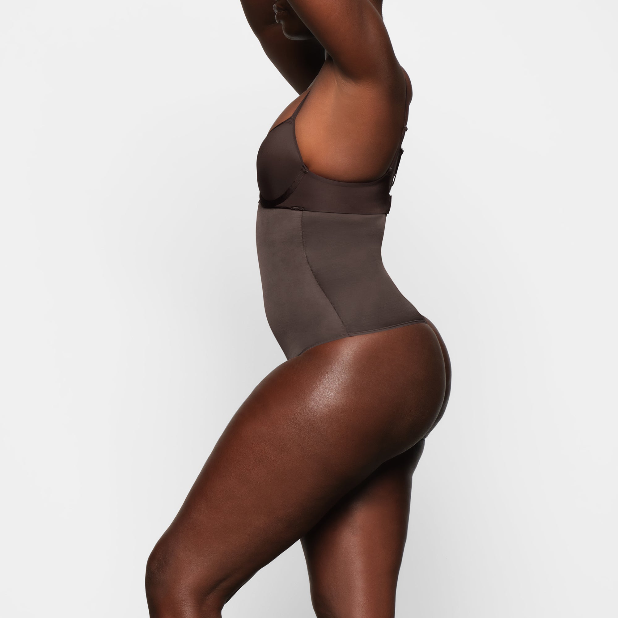 SIMPLY BARE HIGH-WAISTED THONG | ESPRESSO - Image 2