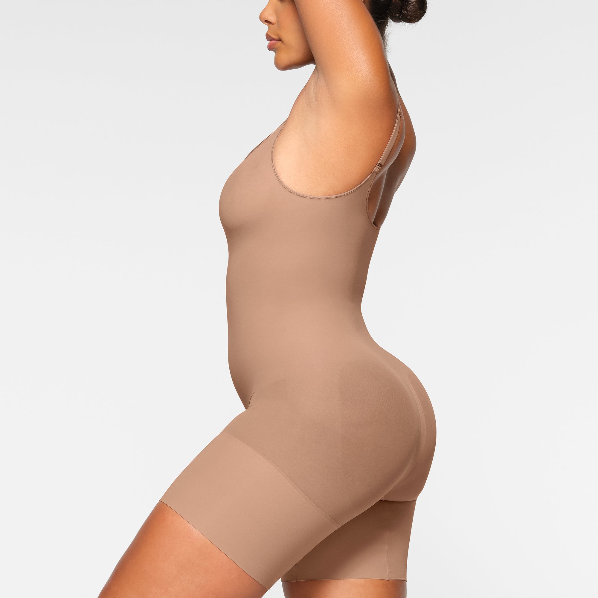 SHEER SEAMLESS MID THIGH BODYSUIT | SIENNA - Image 2