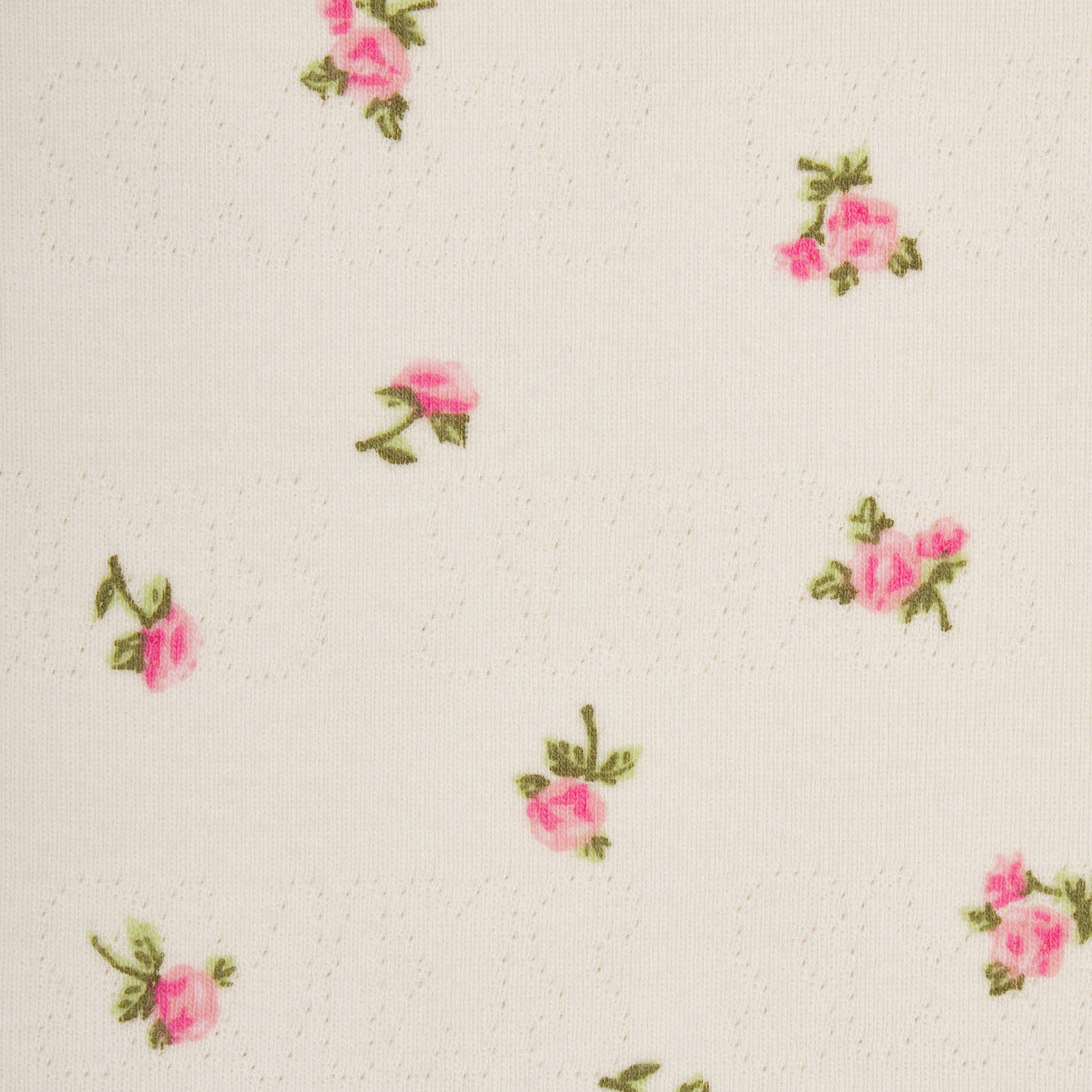 LOGO POINTELLE HALTER ONESIE | MARBLE PINK ROSEBUD PRINT - Image 4