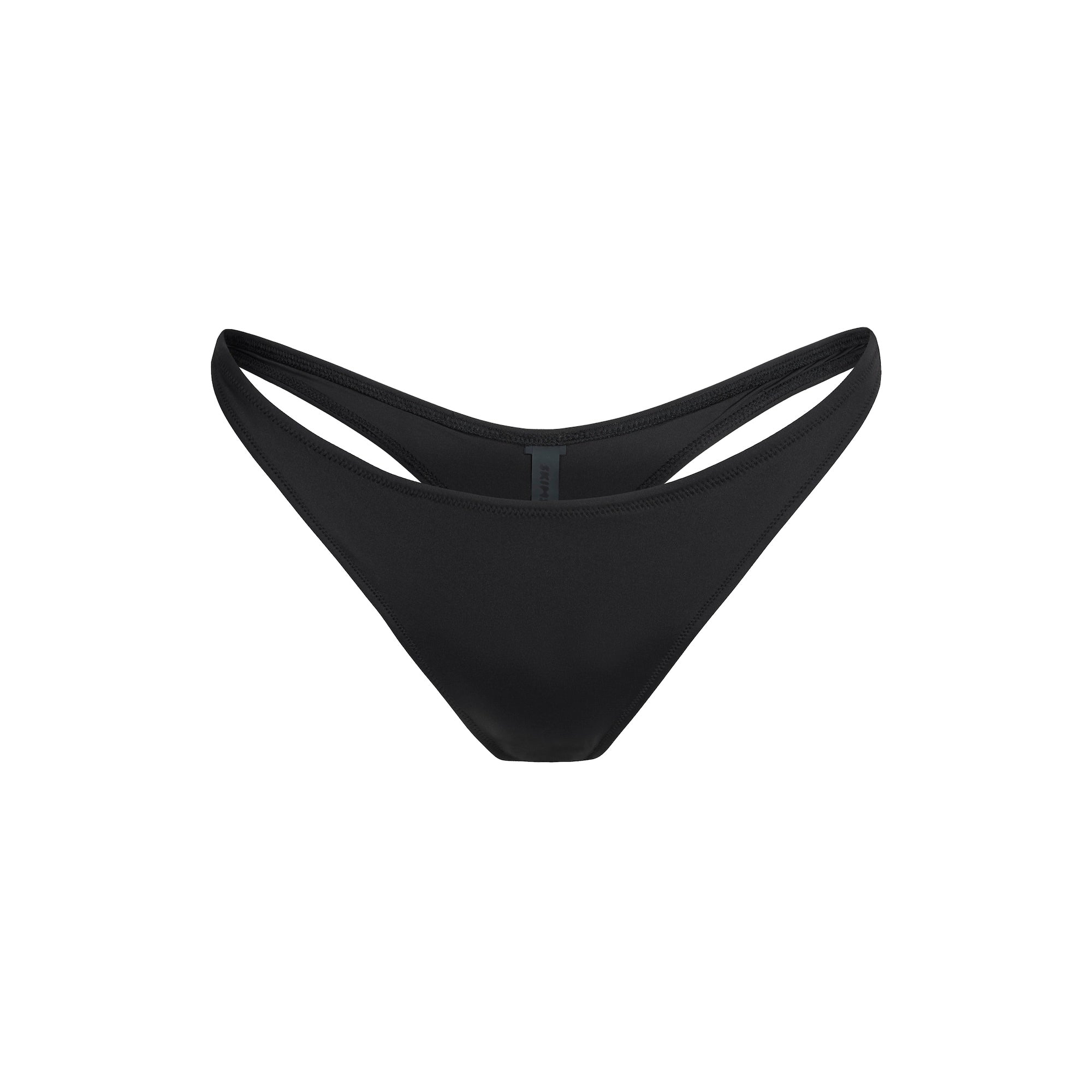 SIGNATURE SWIM THONG BIKINI BOTTOM | ONYX - Image 6