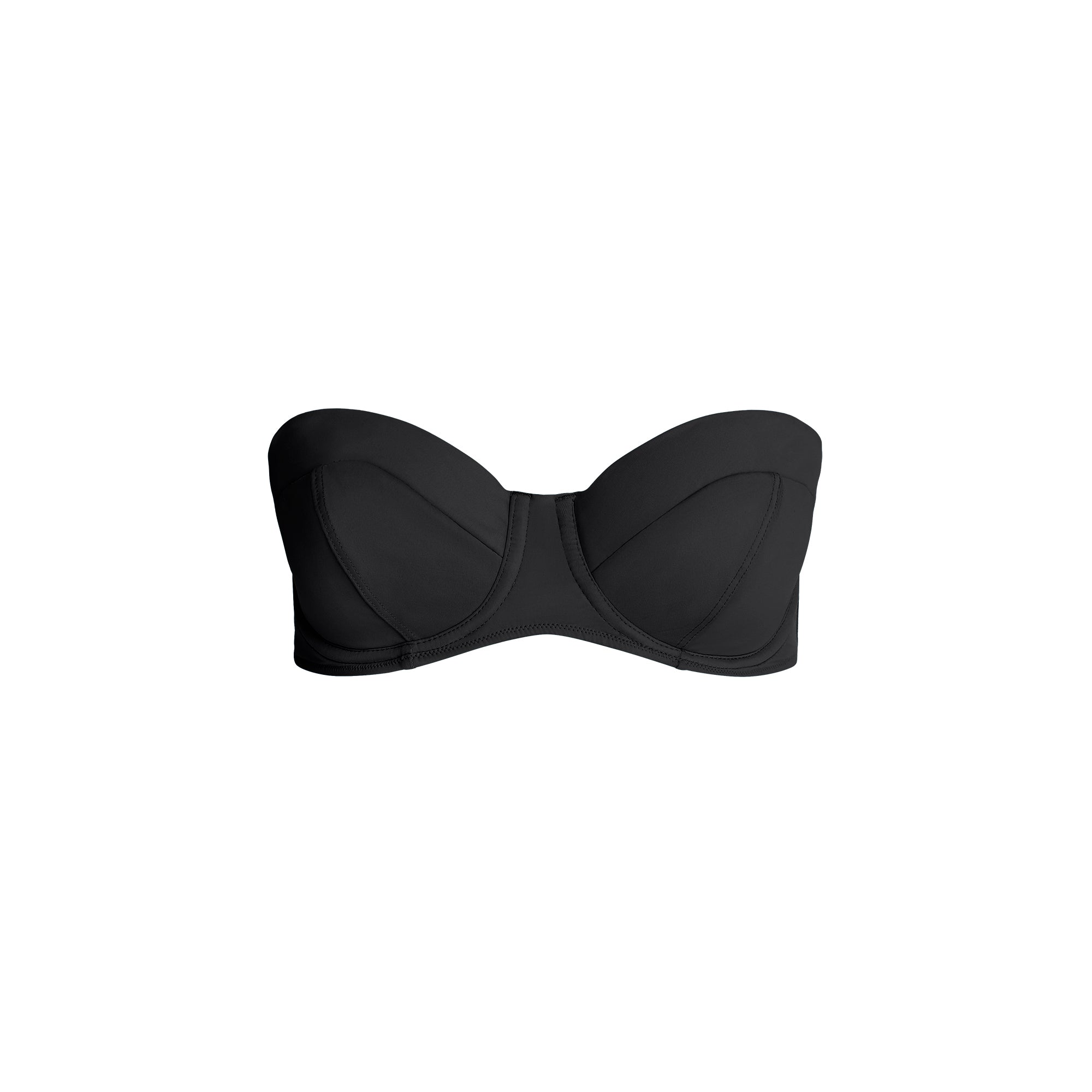 SIGNATURE SWIM STRAPLESS UNDERWIRE BIKINI TOP | ONYX - Image 6