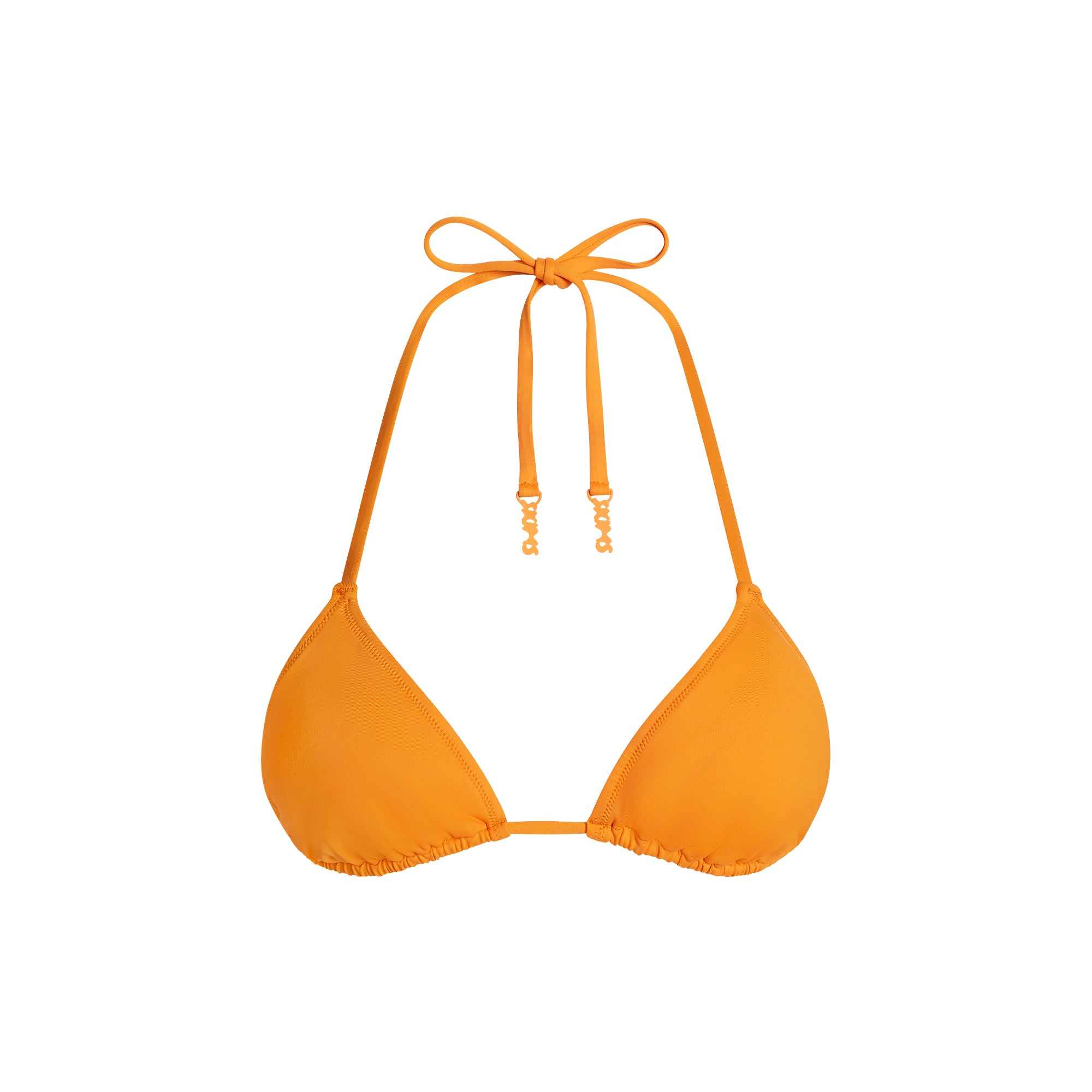 SIGNATURE SWIM TRIANGLE BIKINI TOP | TANGERINE - Image 6