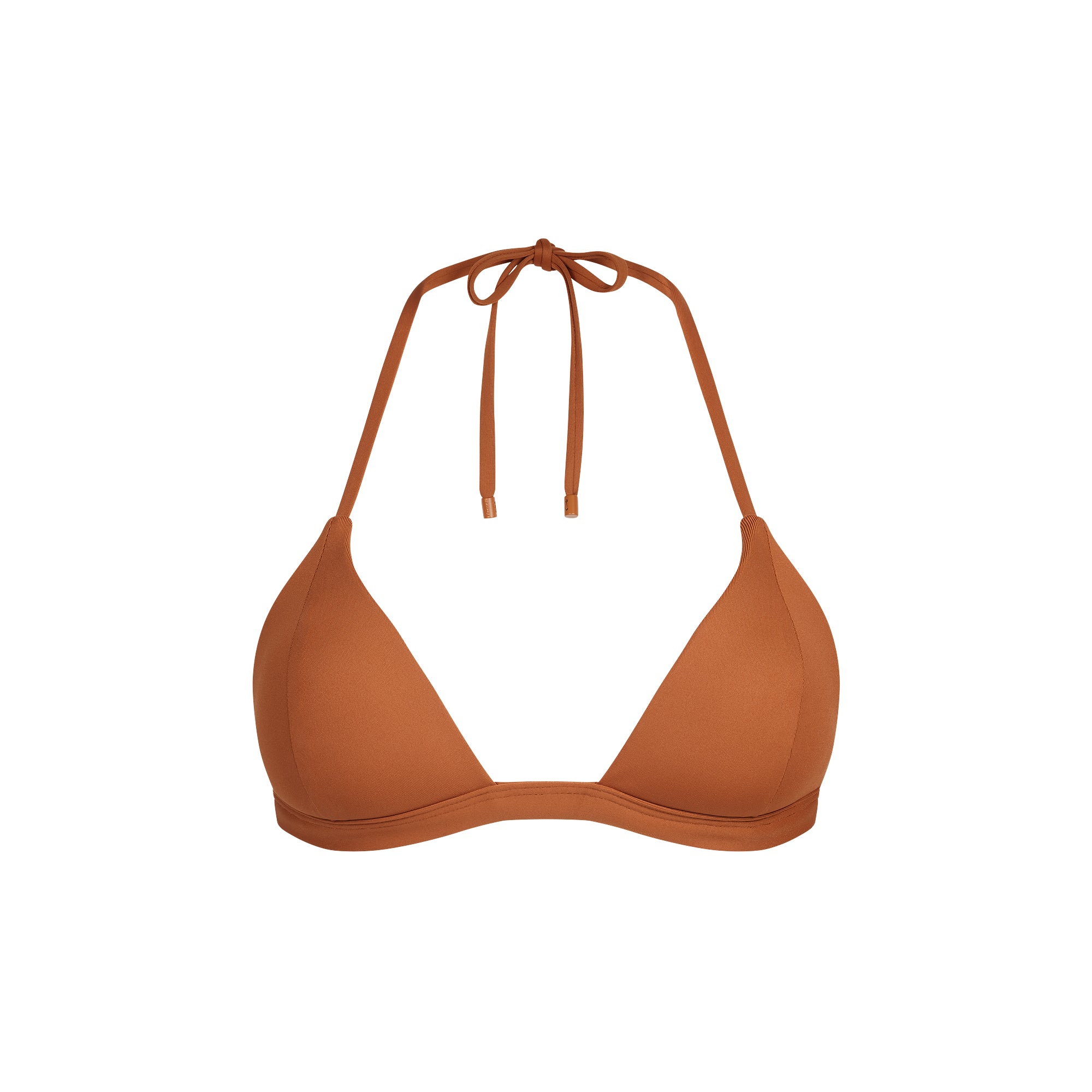 ICONIC SWIM PUSH-UP TRIANGLE BIKINI TOP | BRONZE - Image 6