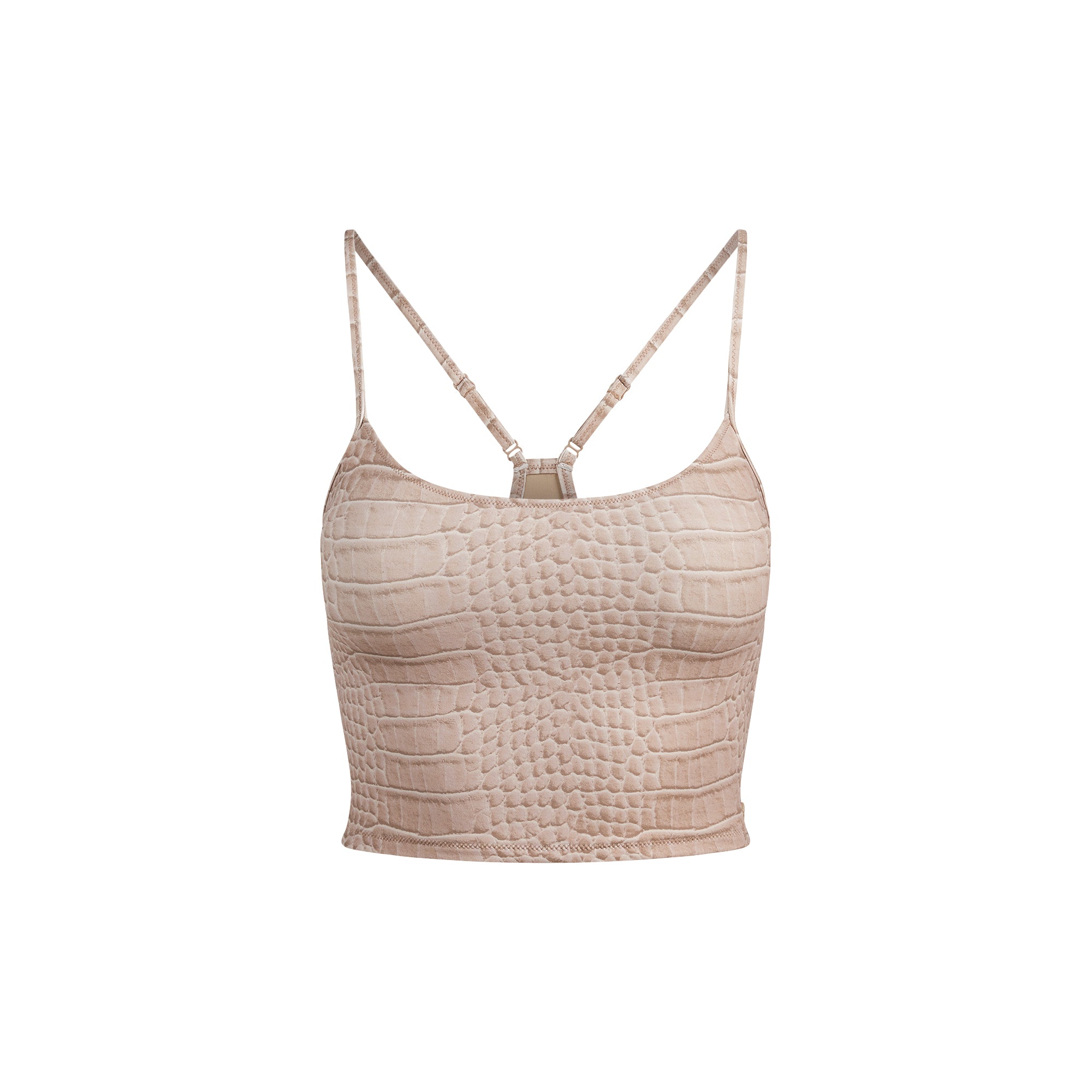 SIGNATURE SWIM CAMI TOP | DUNE CROCODILE PRINT - Image 7