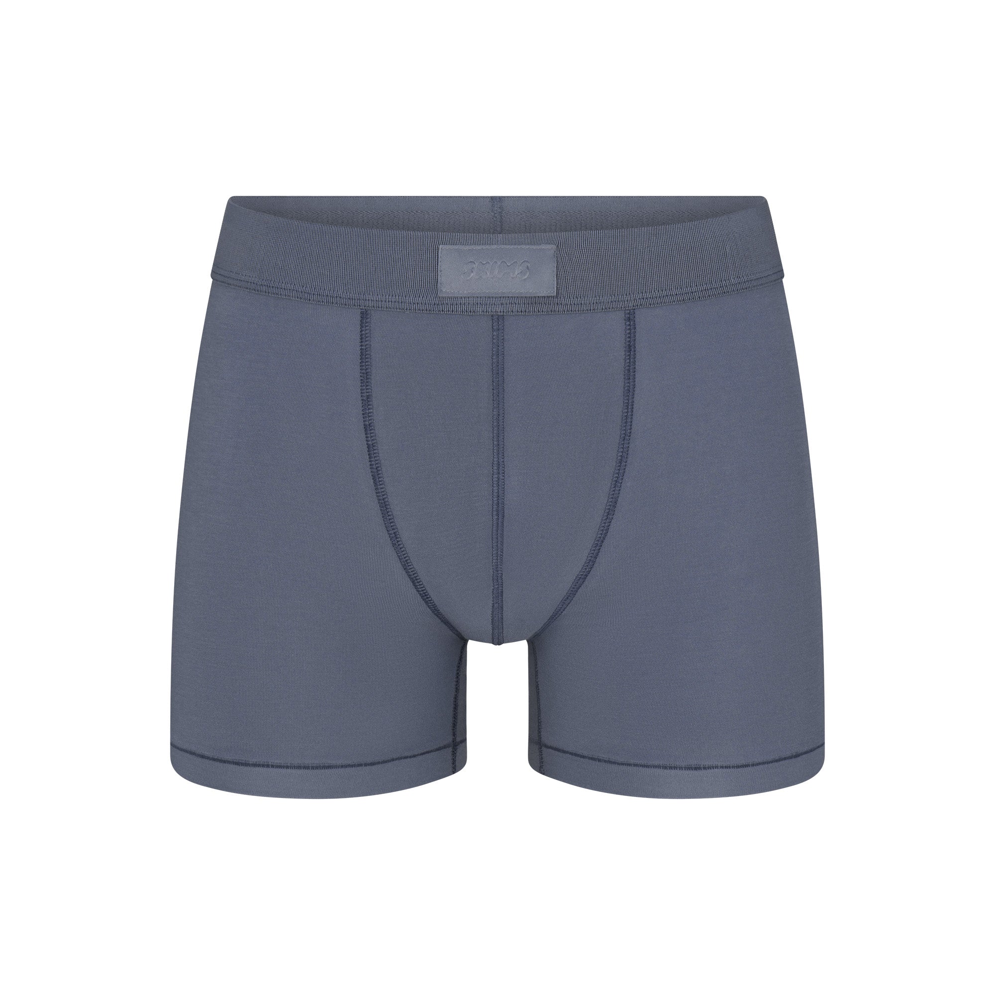 SKIMS COTTON MENS 3" BOXER BRIEF | STEEL BLUE - Image 6