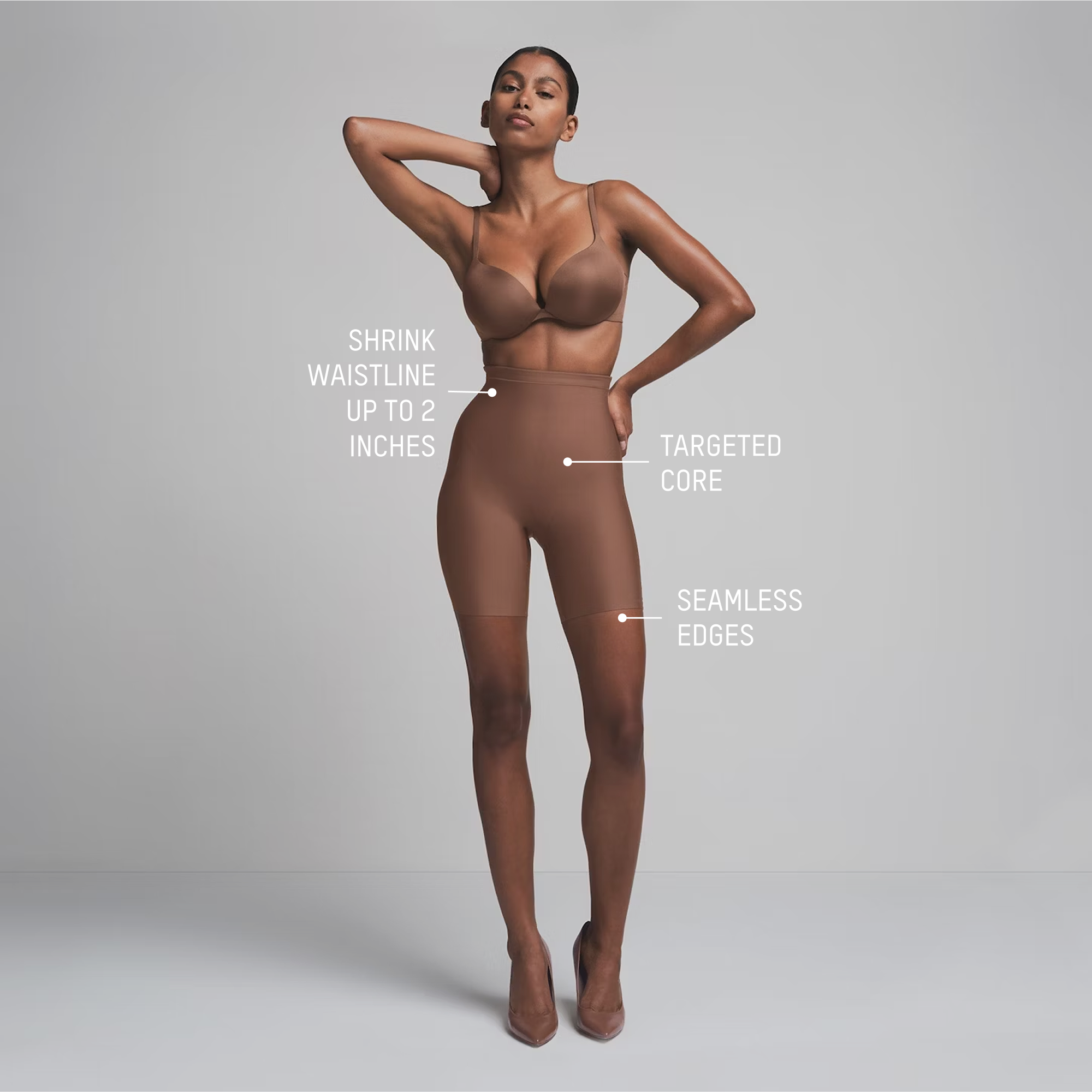 SKIMS BODY CORE SCULPT MID RISE SHORT | JASPER - Image 2