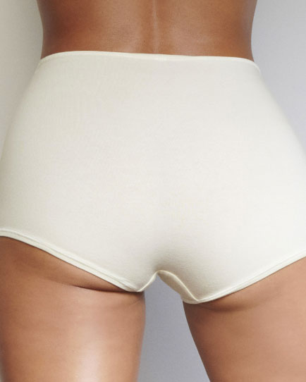COTTON JERSEY BOY SHORT | BONE - Image 4