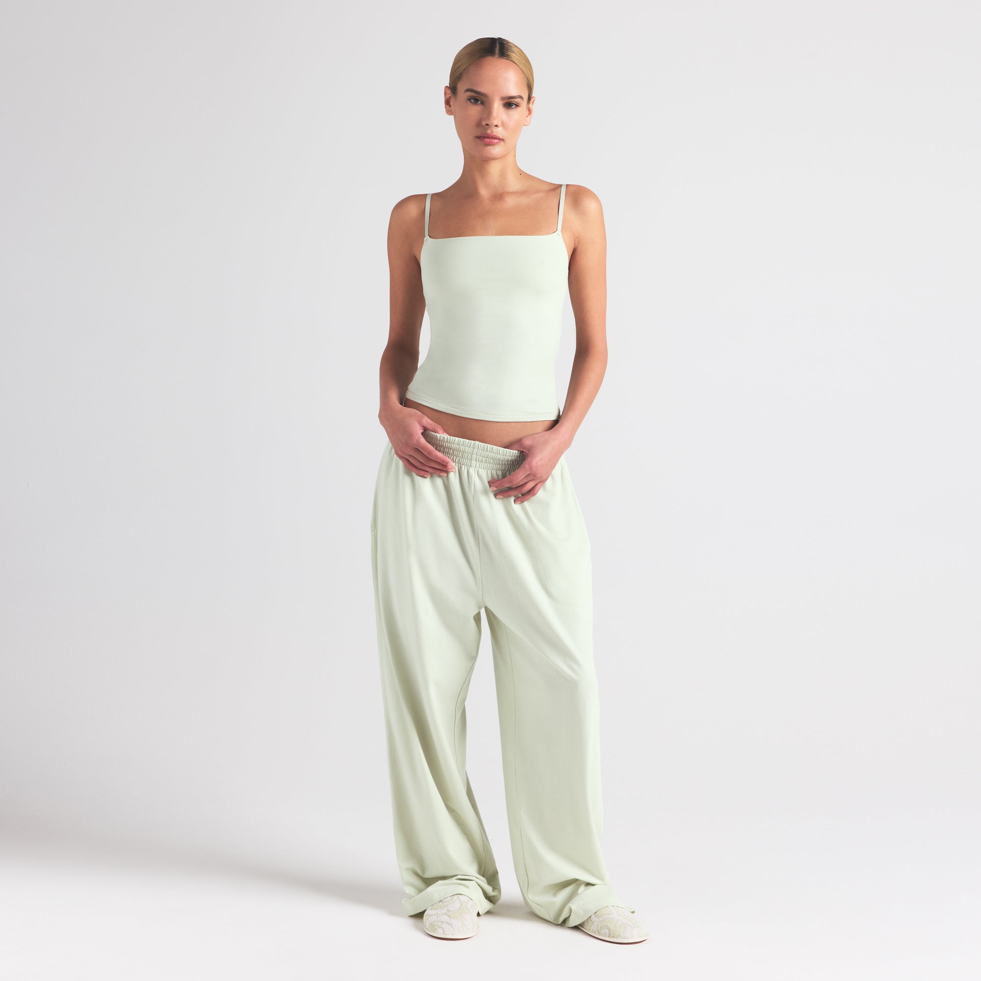 COTTON JERSEY CAMI | SPEARMINT - Image 2