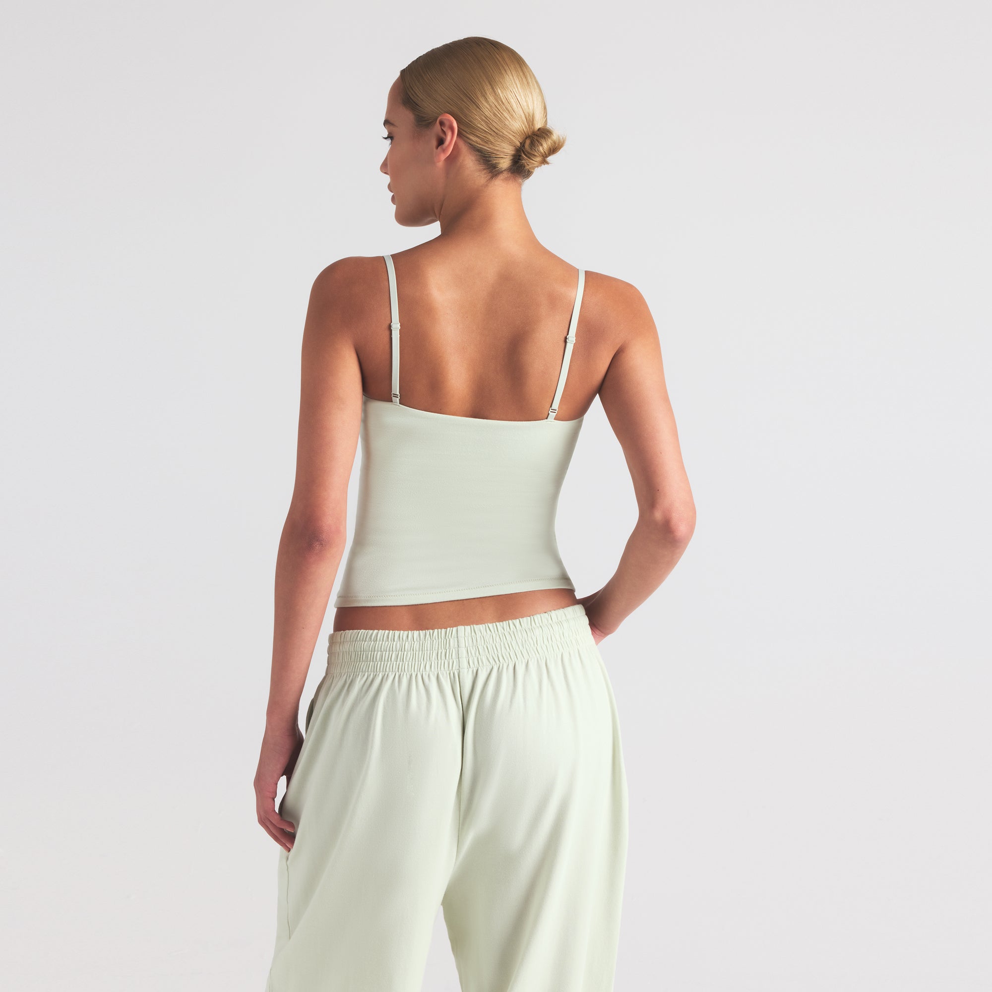 COTTON JERSEY CAMI | SPEARMINT - Image 4