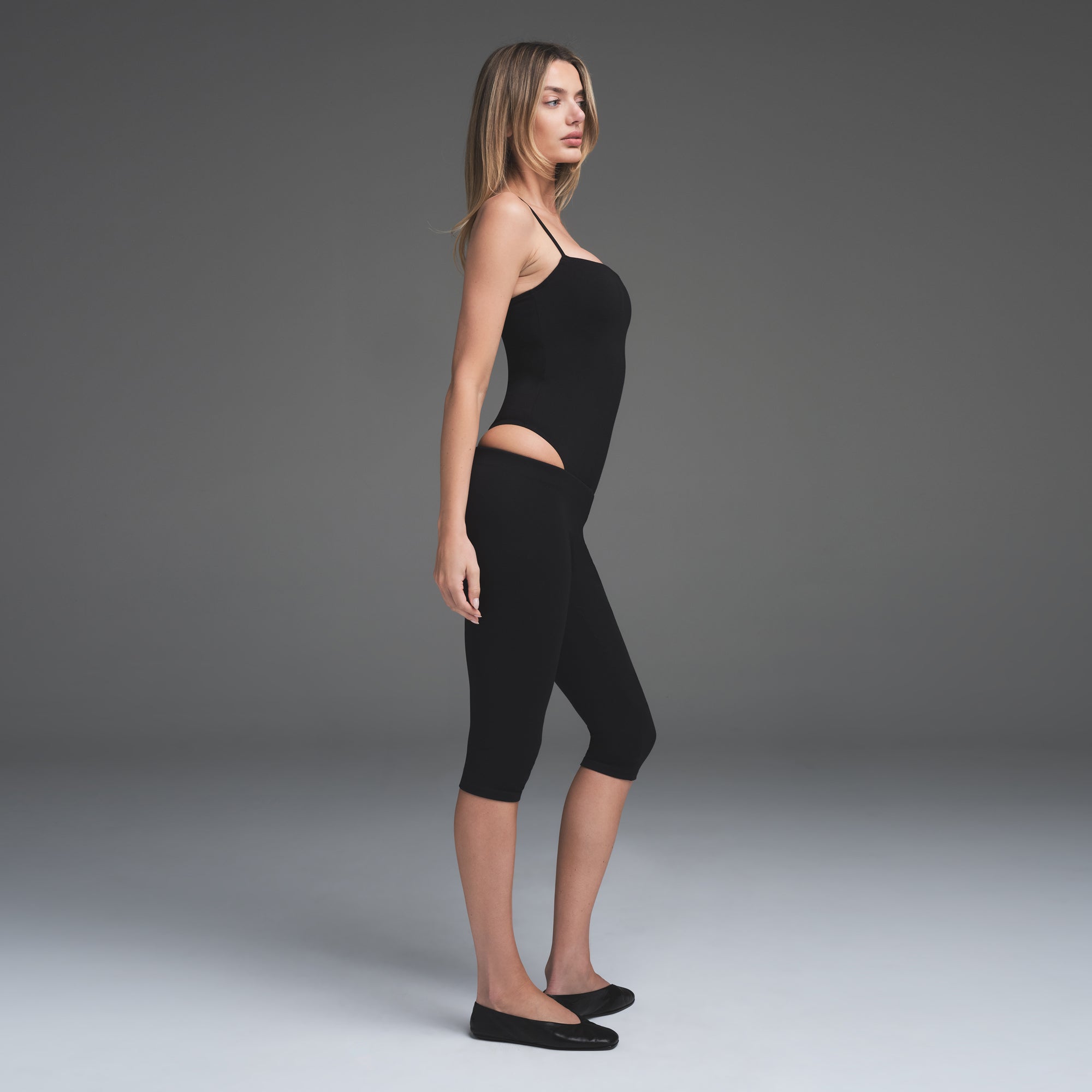 SMOOTH LAYERS CAMI BODYSUIT | OBSIDIAN - Image 3