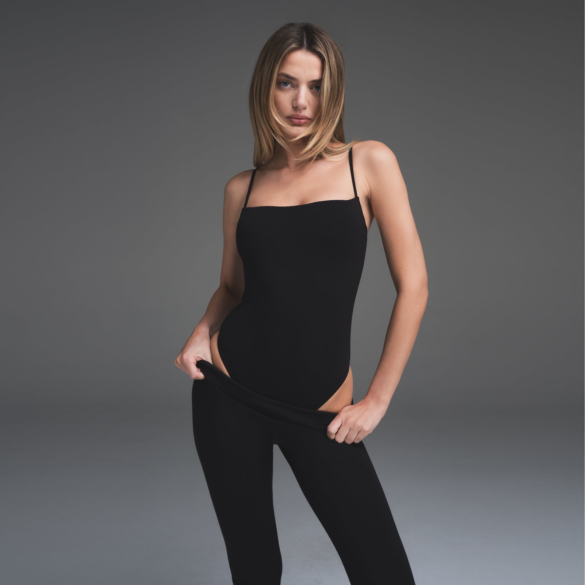 SMOOTH LAYERS CAMI BODYSUIT | OBSIDIAN - Image 2