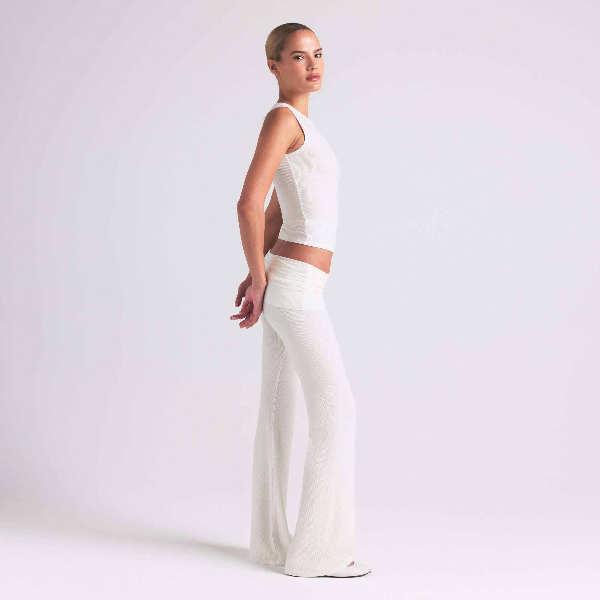 SOFT LOUNGE V NECK TANK | MARBLE - Image 3