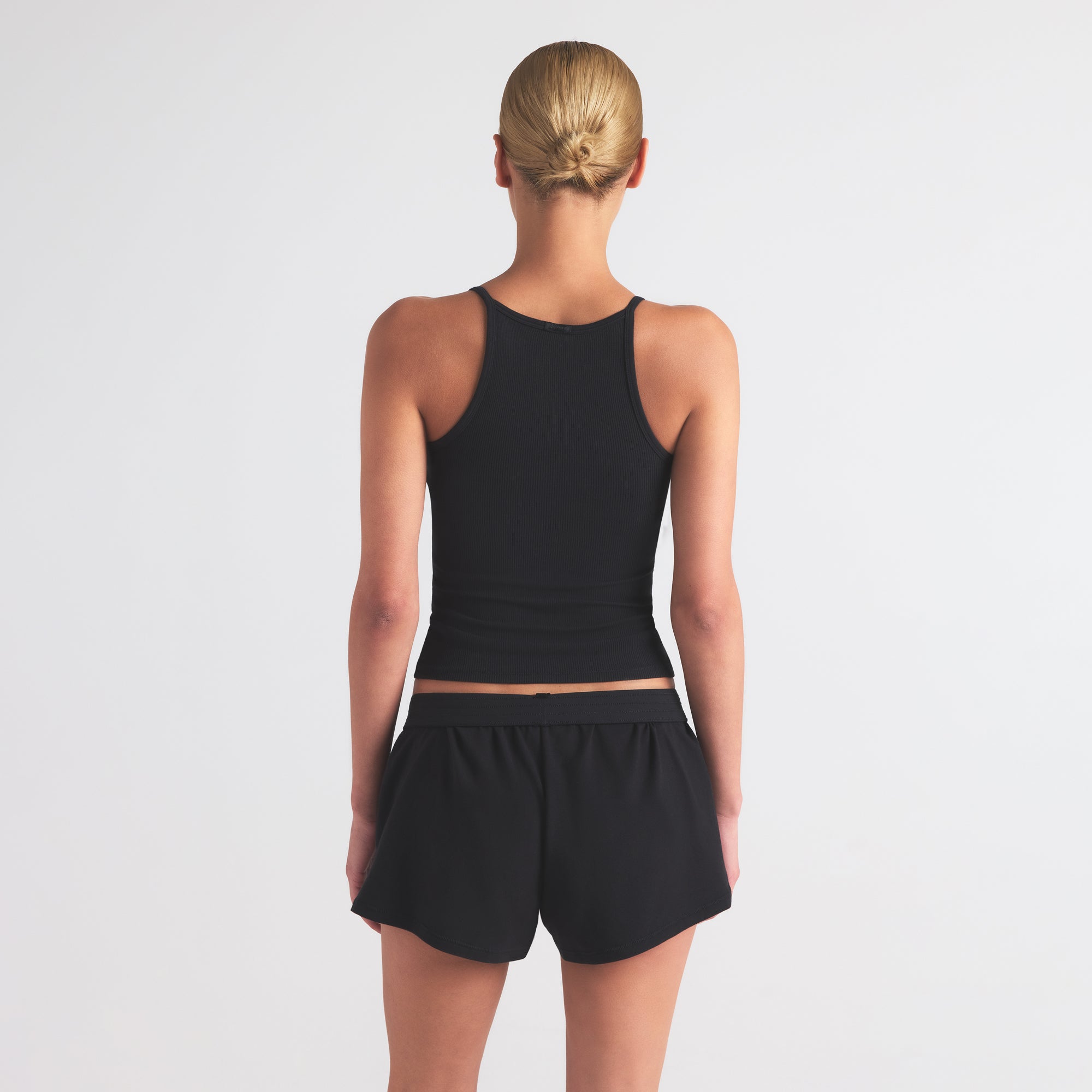 COTTON RIB LONG CAMI | SOOT - Image 3