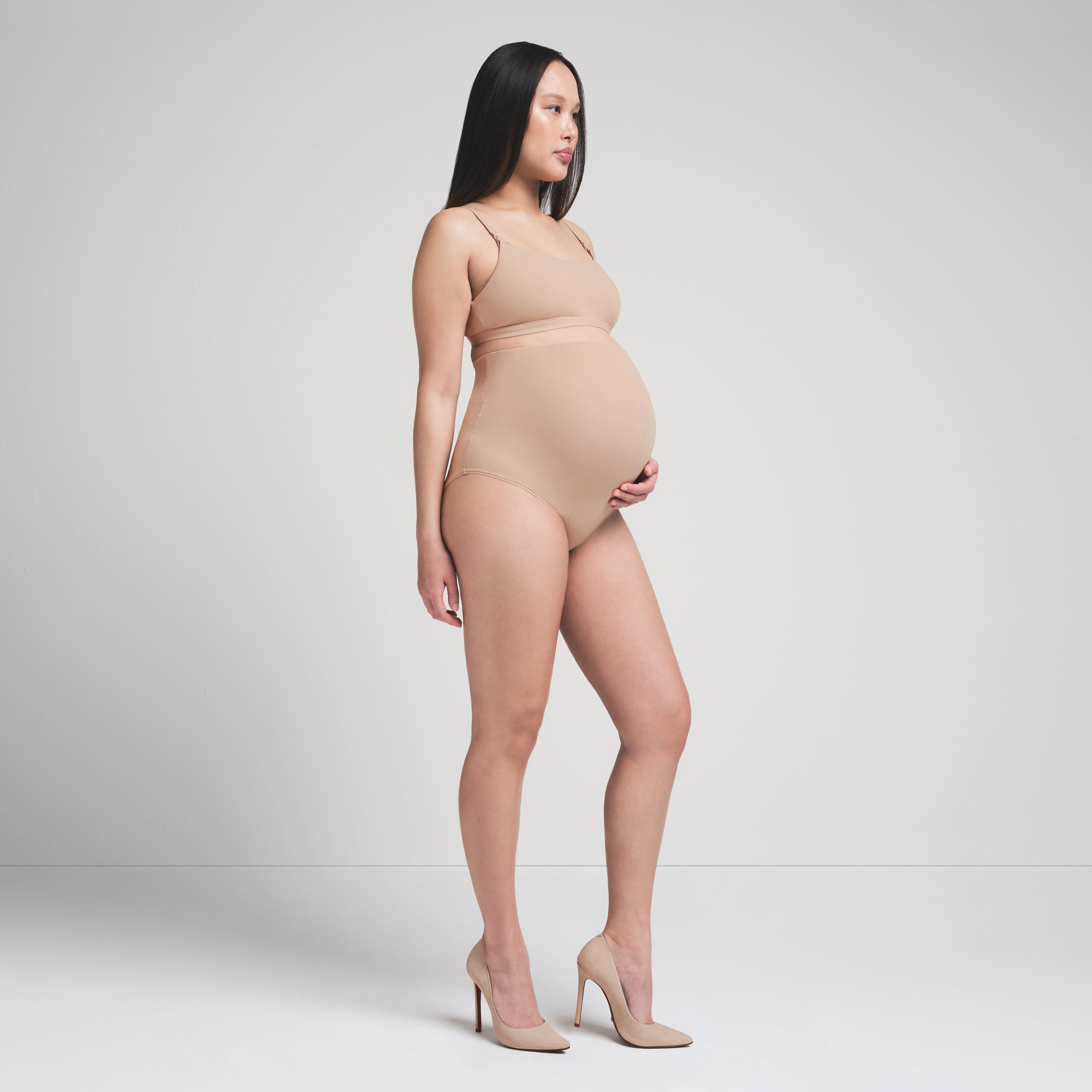 FITS EVERYBODY MATERNITY NURSING SCOOP BRALETTE | CLAY