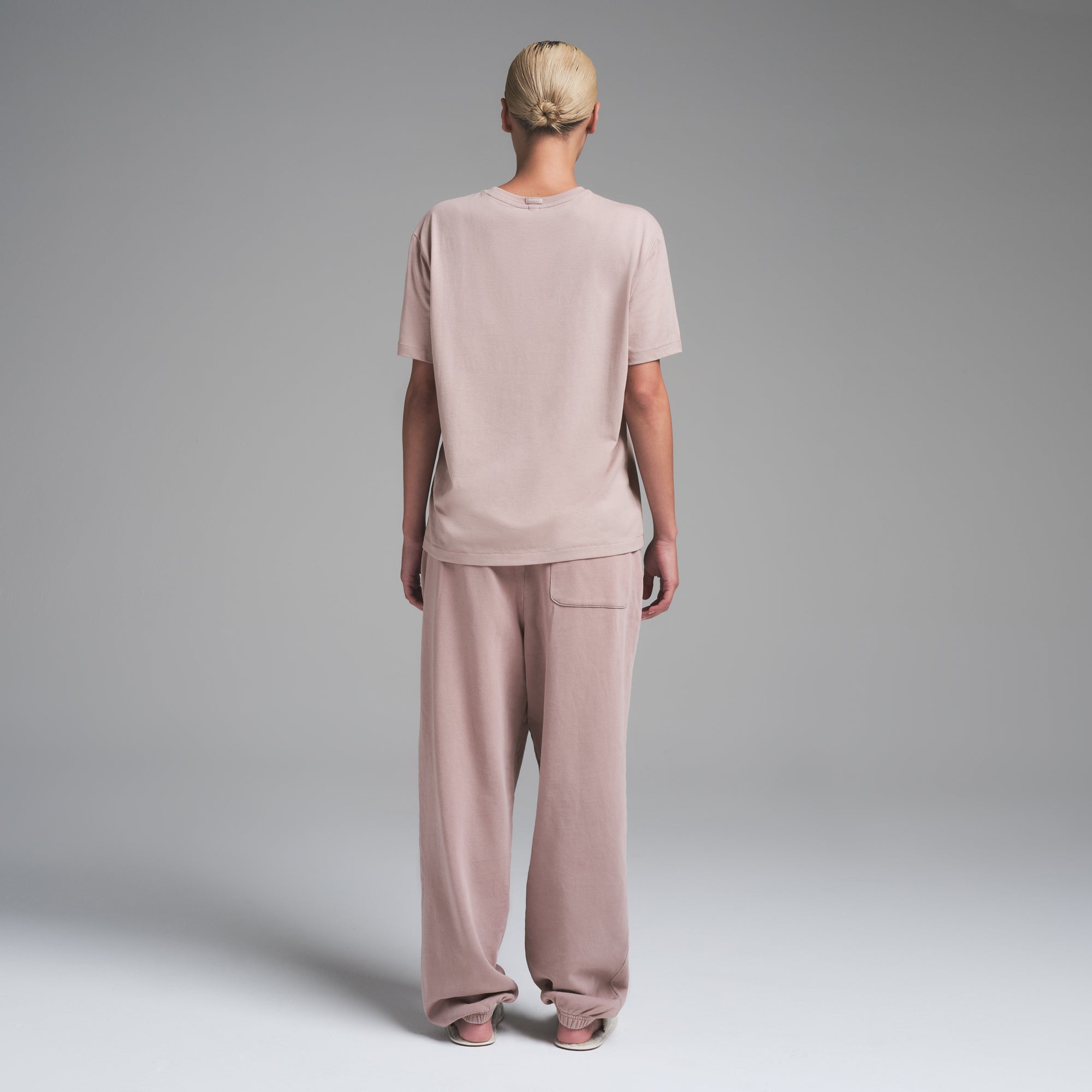 RELAXED TEES OVERSIZED LONG T-SHIRT | FAWN - Image 4