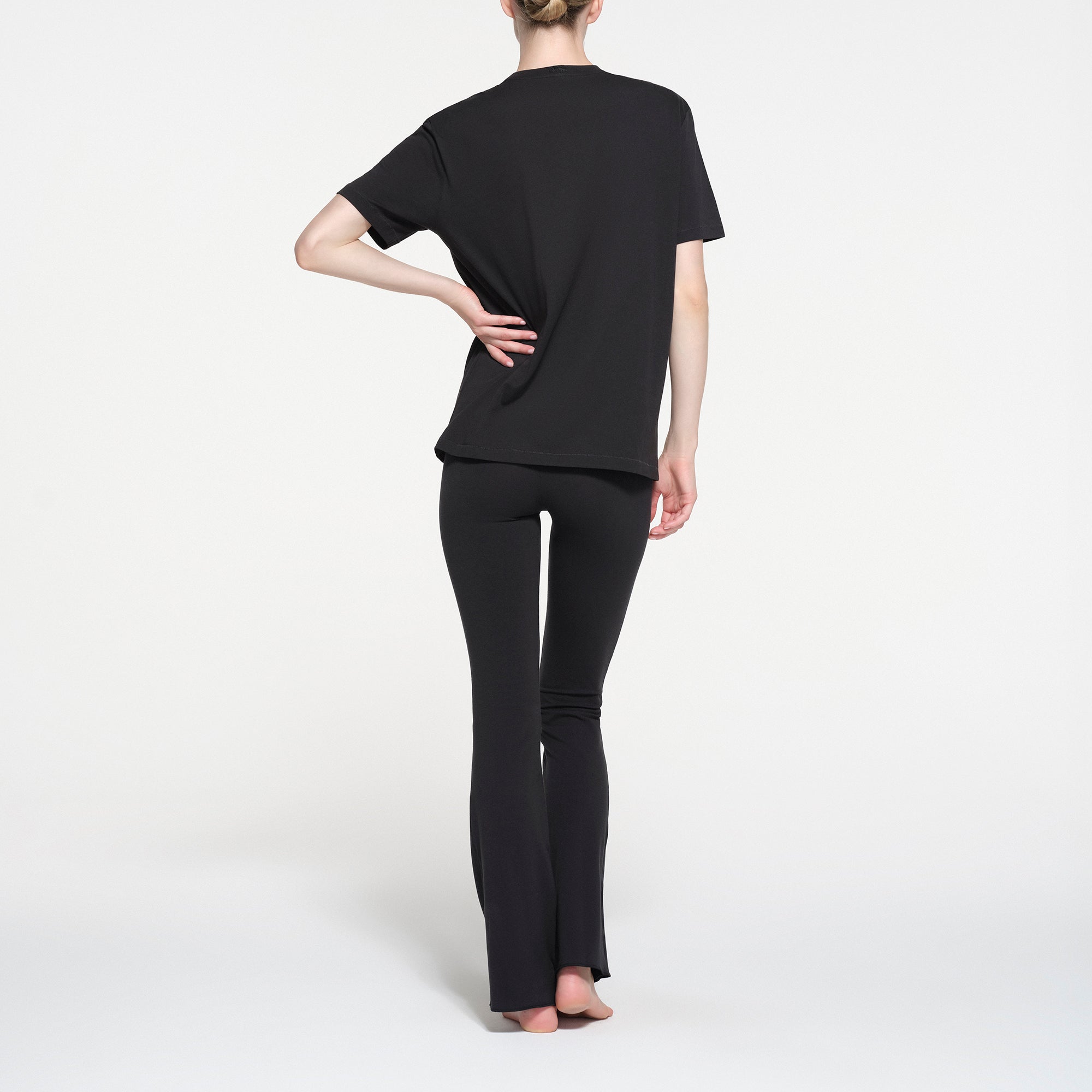 RELAXED TEES OVERSIZED LONG T-SHIRT | ONYX - Image 3