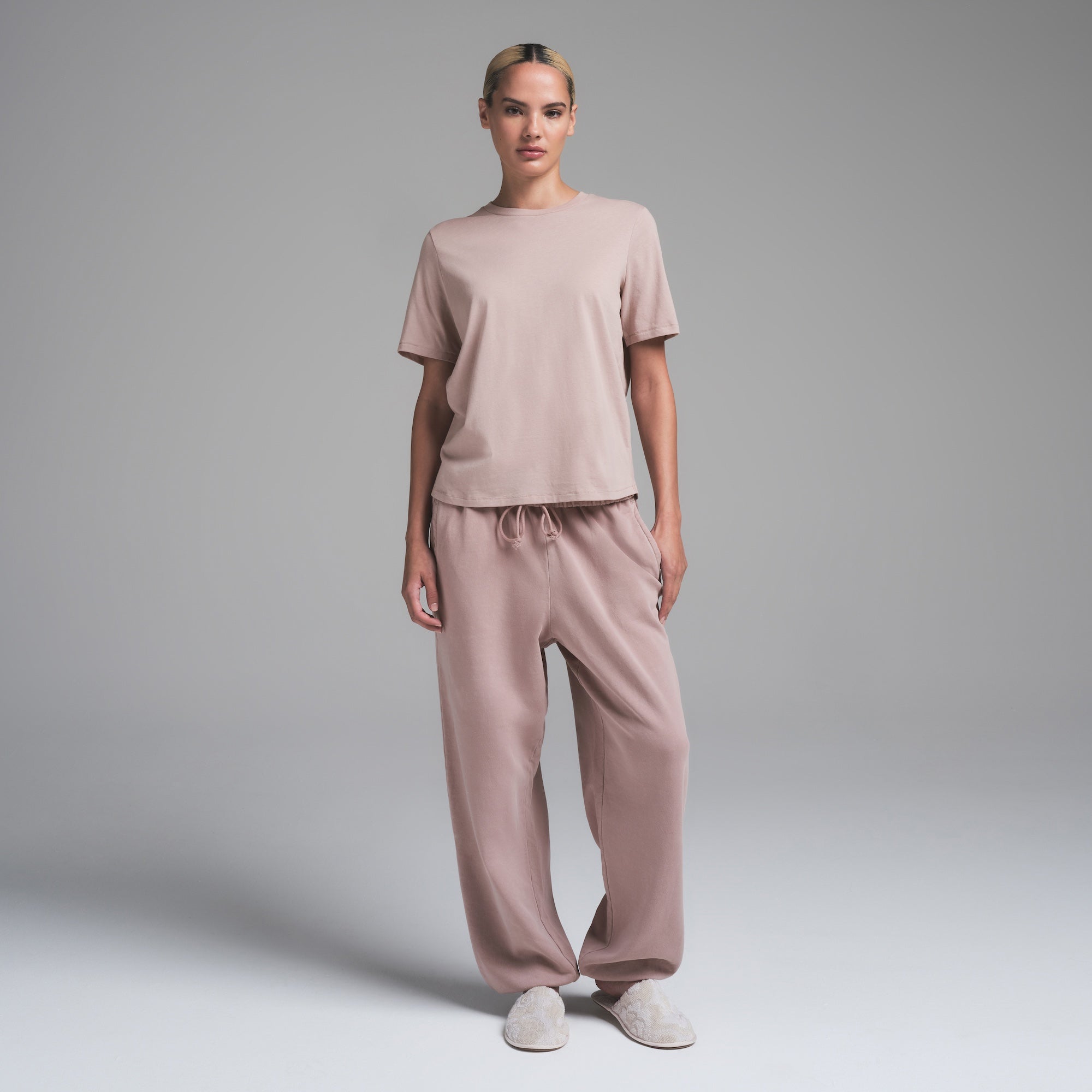 RELAXED TEES T-SHIRT | FAWN - Image 3