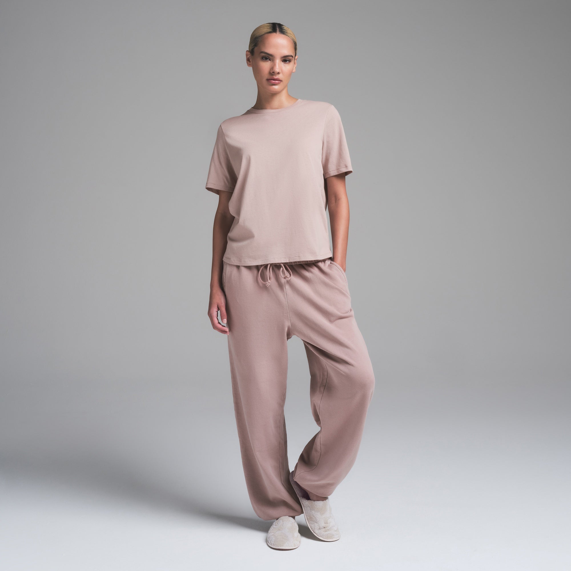 RELAXED TEES T-SHIRT | FAWN