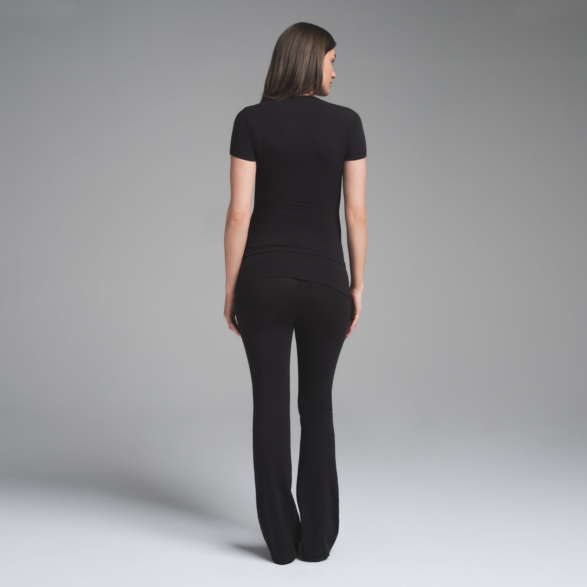 COTTON JERSEY MATERNITY T-SHIRT | SOOT - Image 4