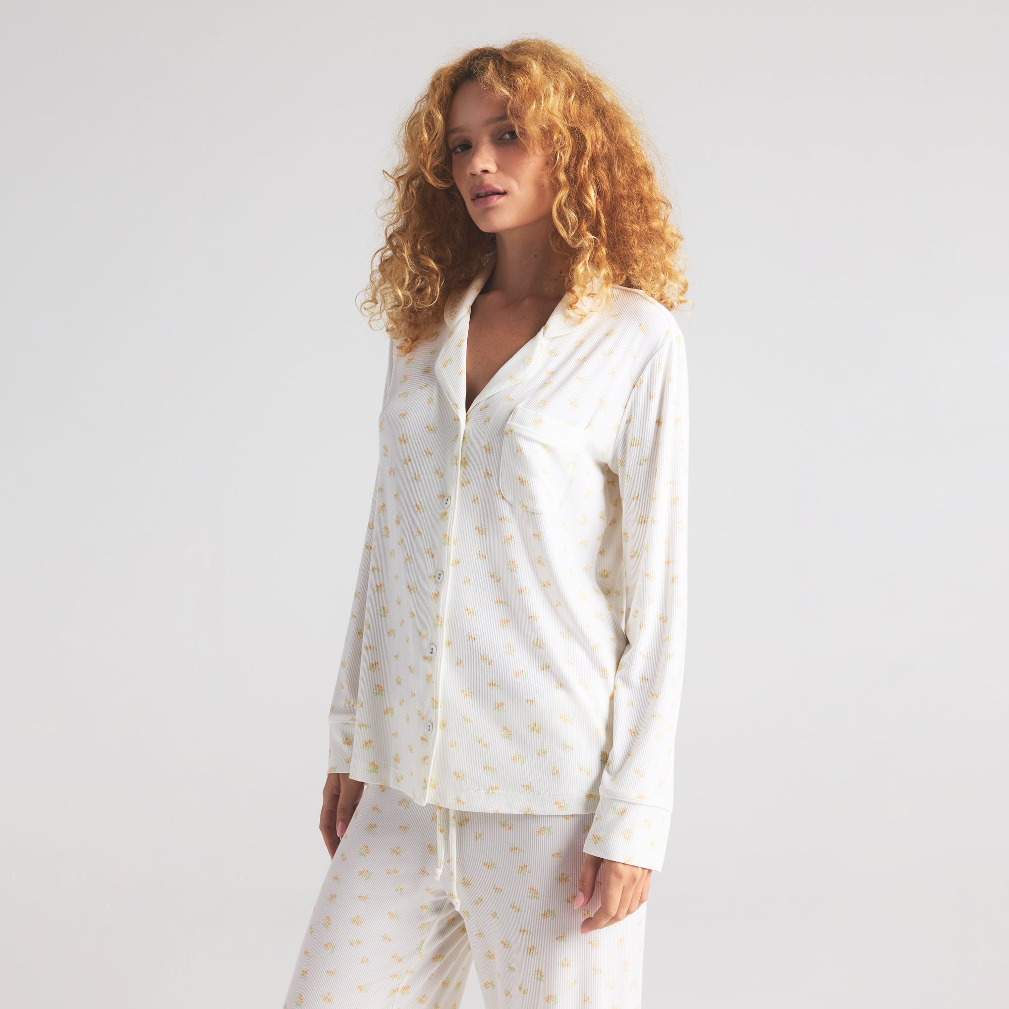 SOFT LOUNGE SLEEP SET | MARBLE GARDEN PRINT - Image 4