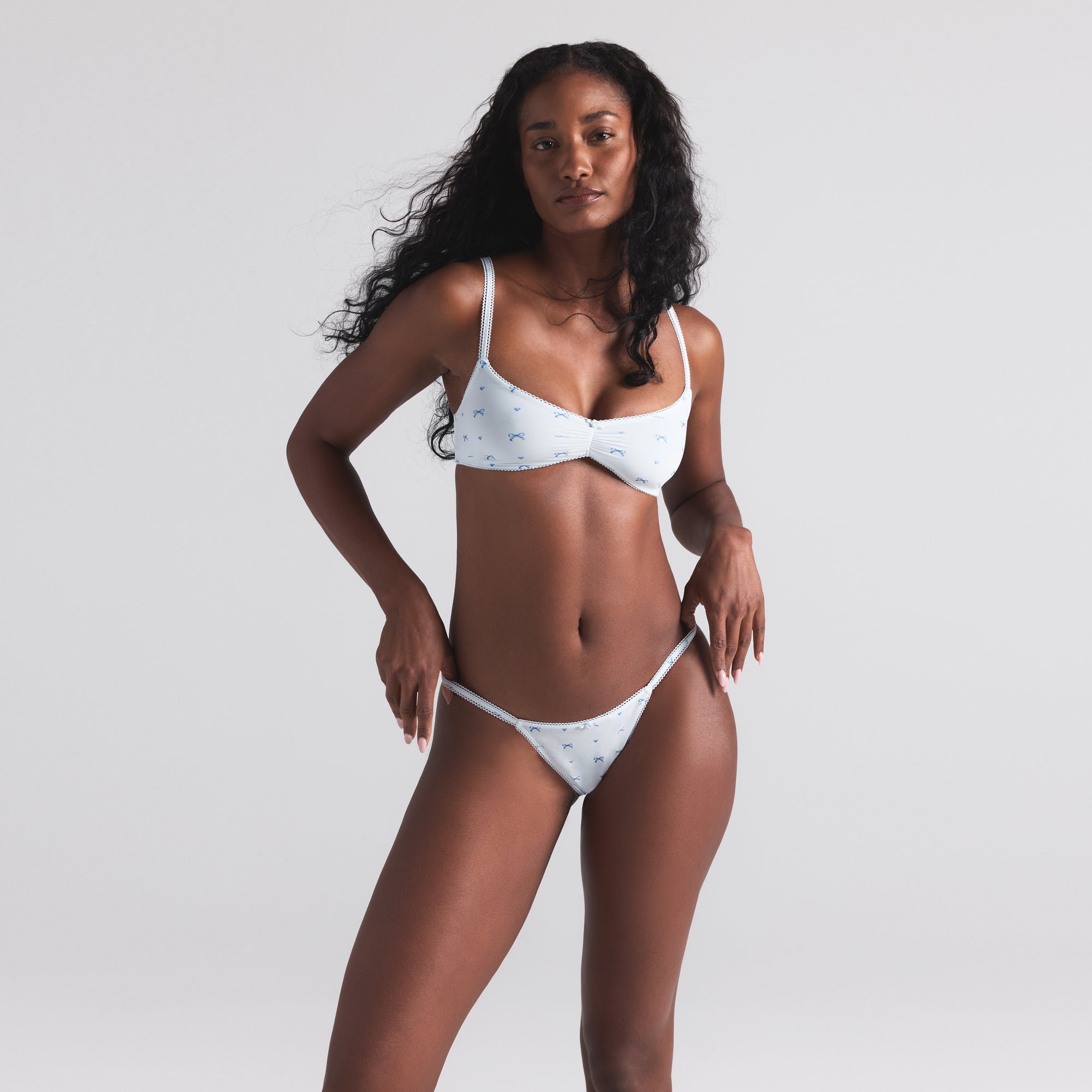 FITS EVERYBODY PICOT STRING THONG 5-PACK | BLUE QUARTZ MULTI - Image 3