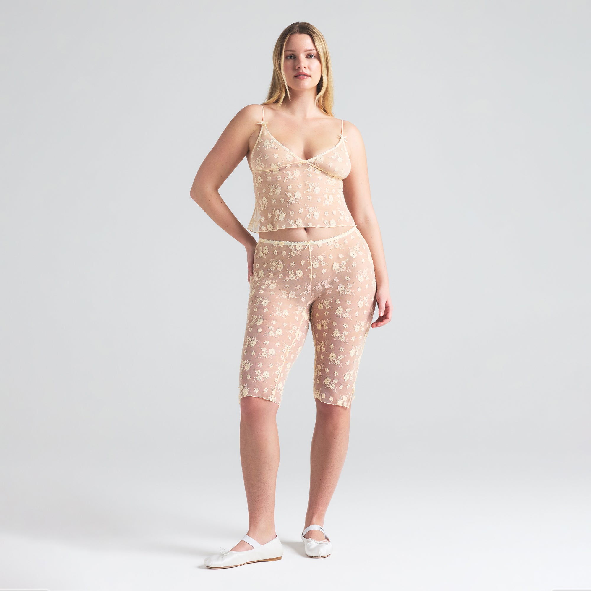 SPRING INTIMATES TRIANGLE CAMI | BUTTER TWO TONE - Image 4