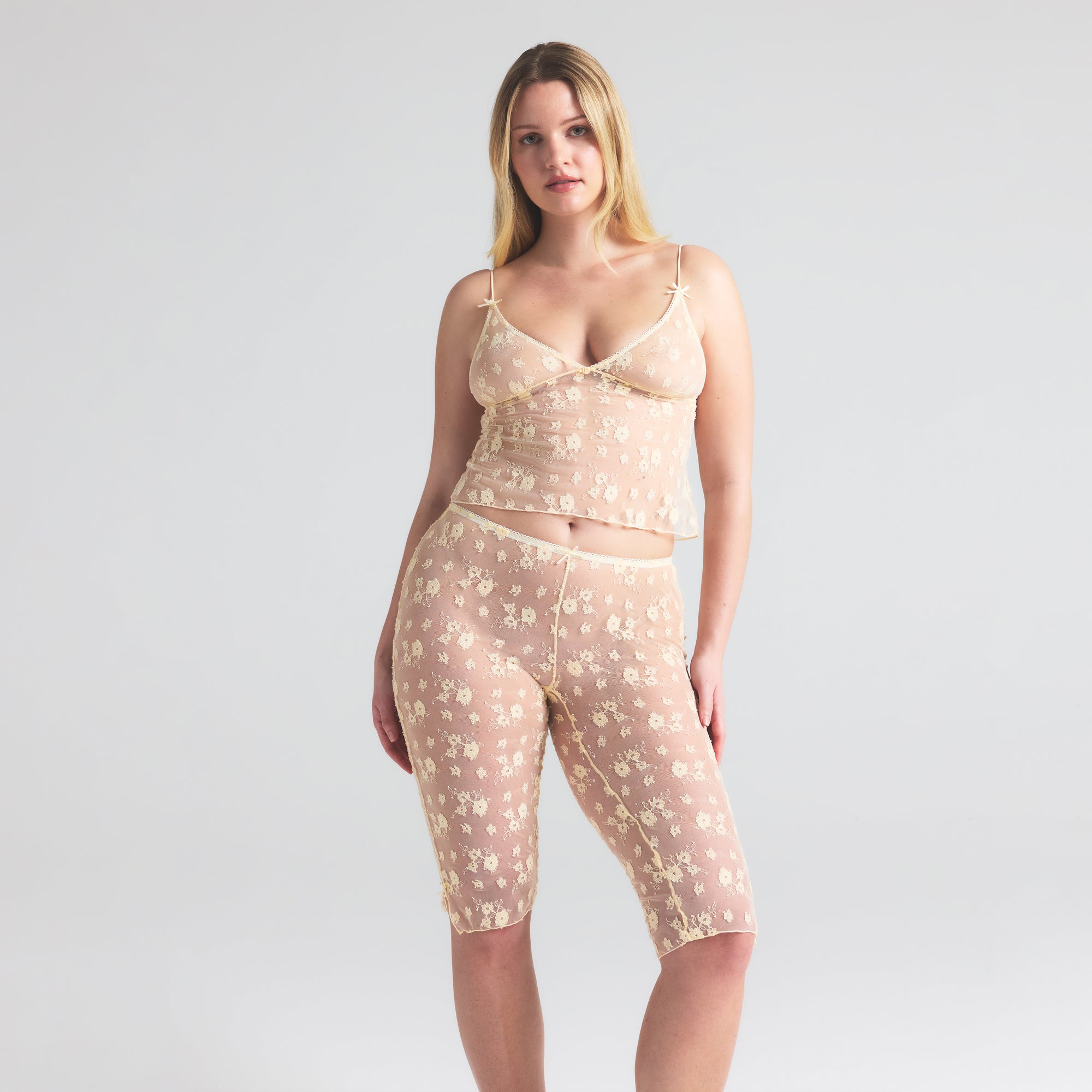 SPRING INTIMATES TRIANGLE CAMI | BUTTER TWO TONE - Image 2