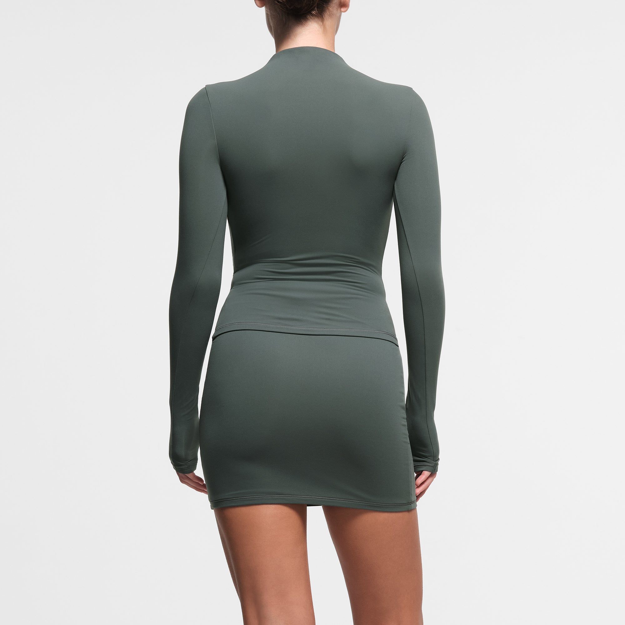 FITS EVERYBODY HALF ZIP LONG SLEEVE TOP | DEEP SEA - Image 3