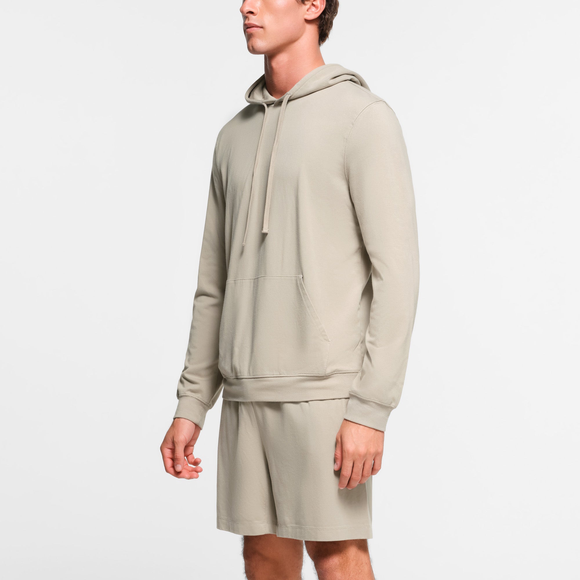 JERSEY LOUNGE MENS HOODIE | SHALE - Image 2