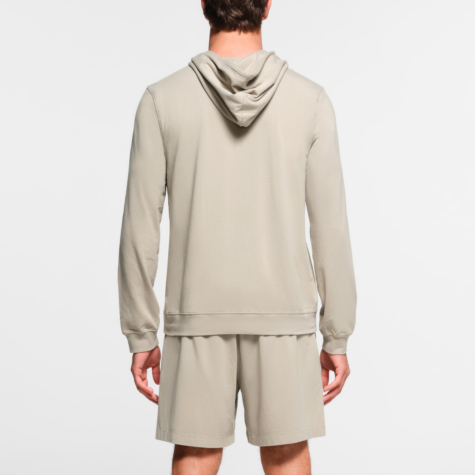 JERSEY LOUNGE MENS HOODIE | SHALE - Image 3