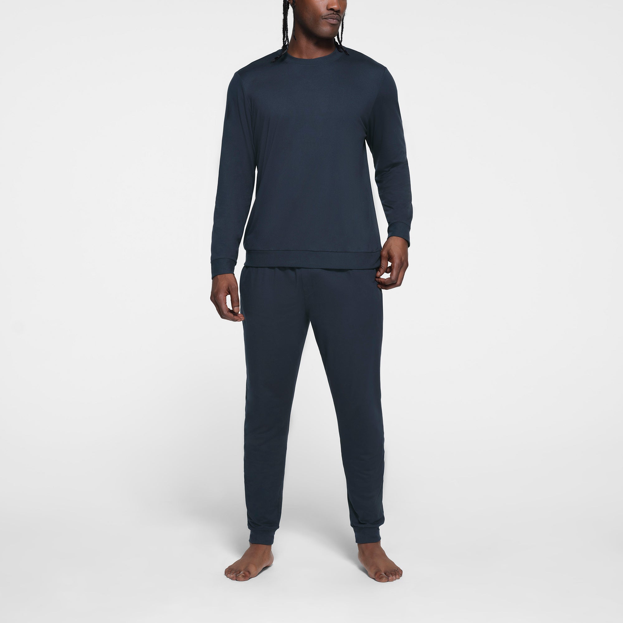 OUTDOOR JERSEY MENS CLASSIC CREWNECK | MIDNIGHT BLUE