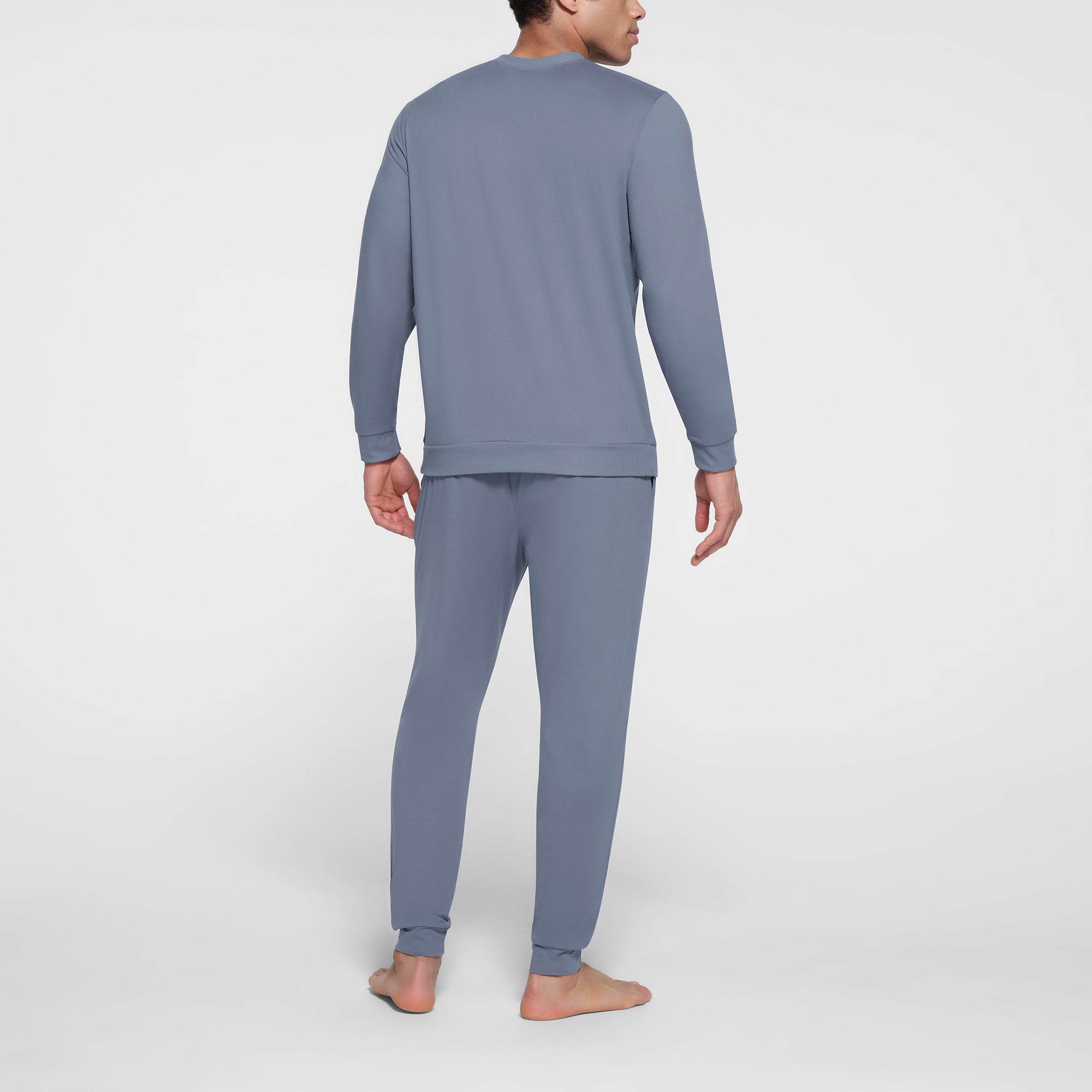 OUTDOOR JERSEY MENS CLASSIC CREWNECK | STEEL BLUE - Image 3