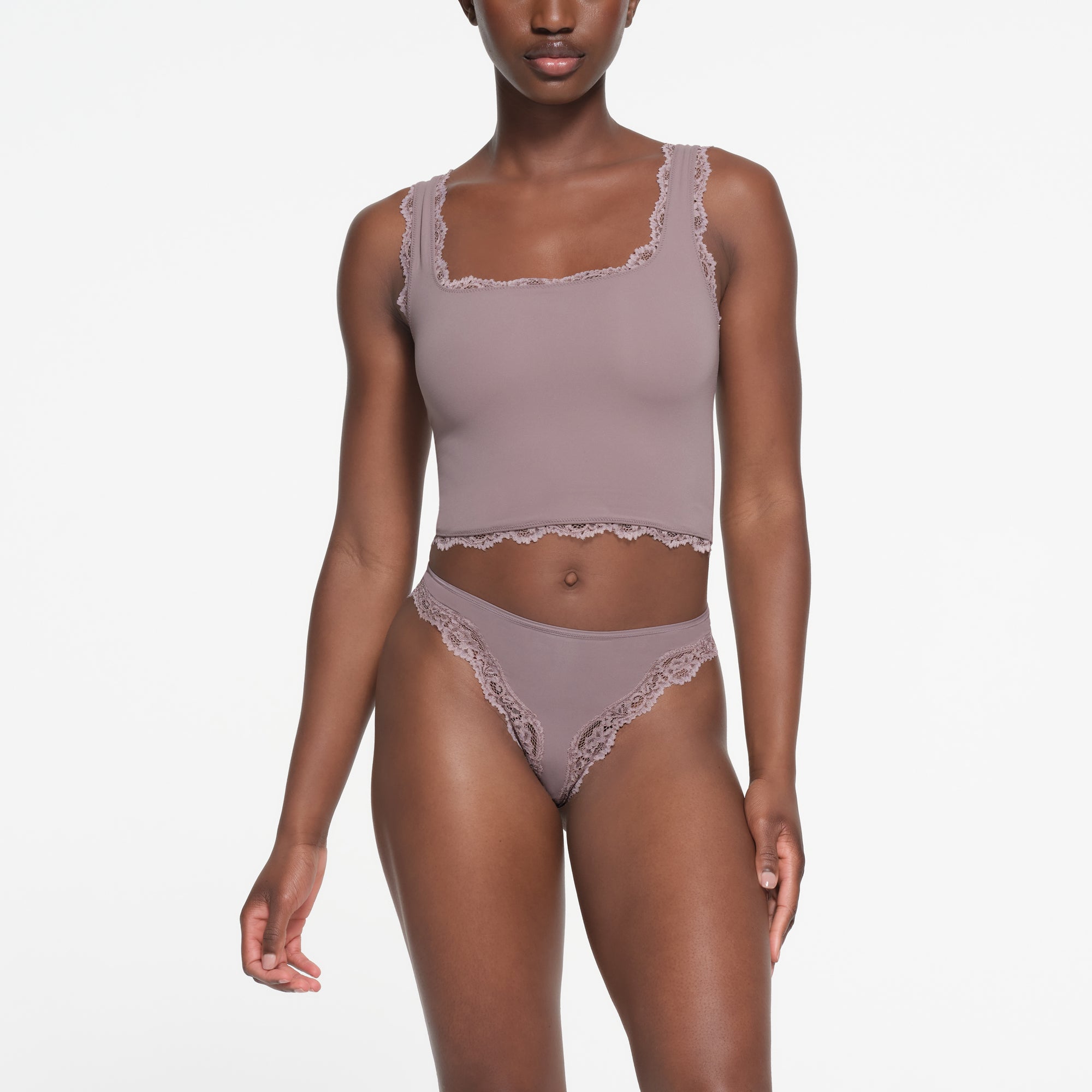 FITS EVERYBODY LACE TANK | ZINC