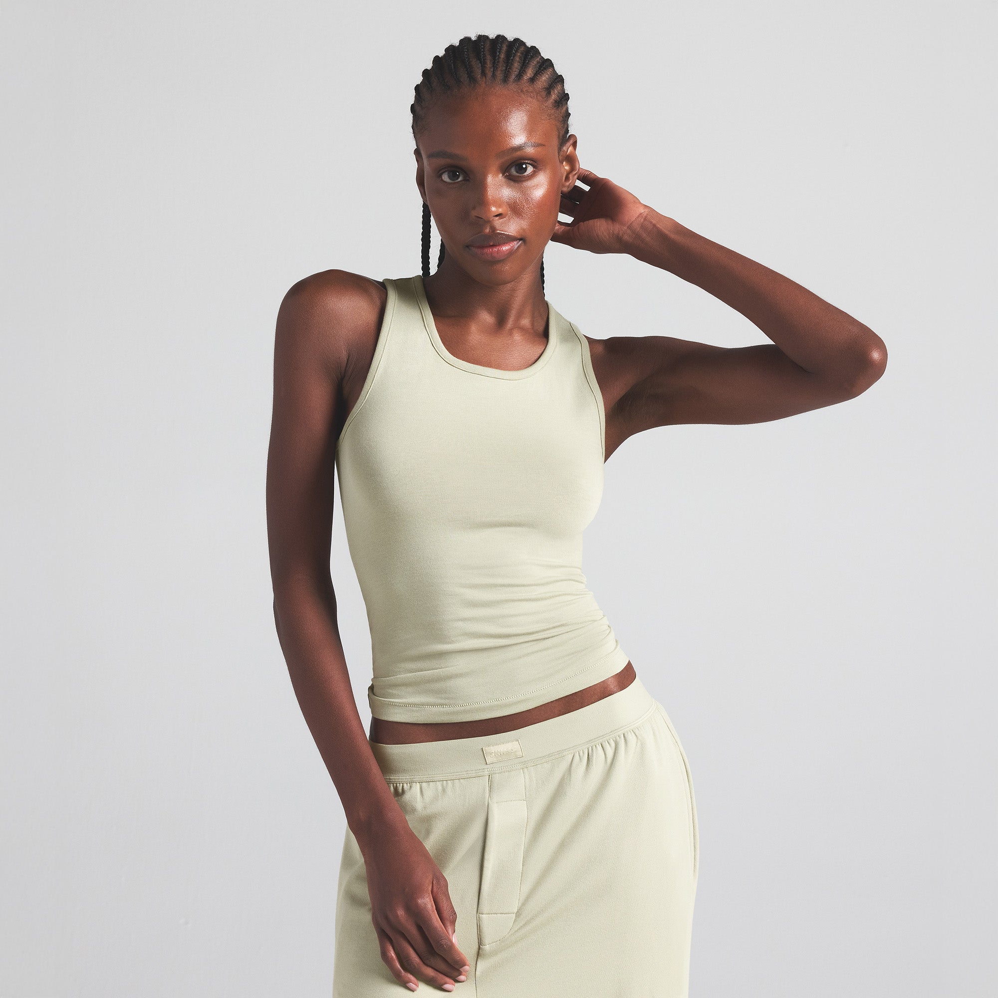 BOYFRIEND LONG TANK | TALC - Image 3