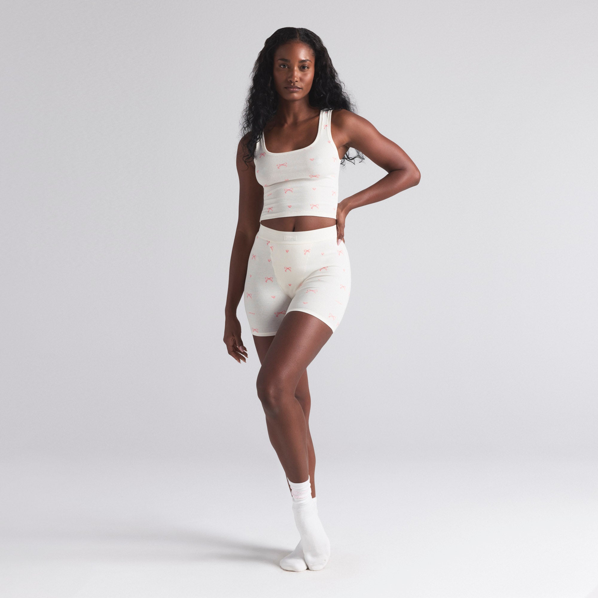 COTTON RIB TANK 3-PACK | BABY PINK MULTI - Image 3