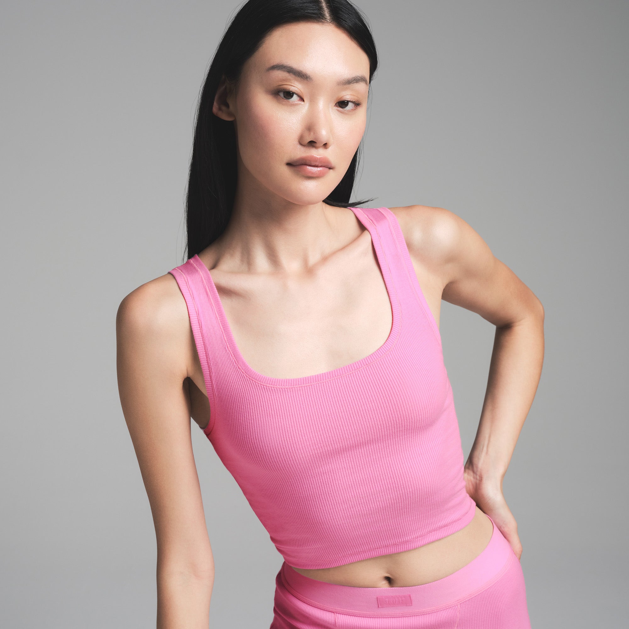 COTTON RIB TANK 3-PACK | SUGAR PINK MULTI - Image 2